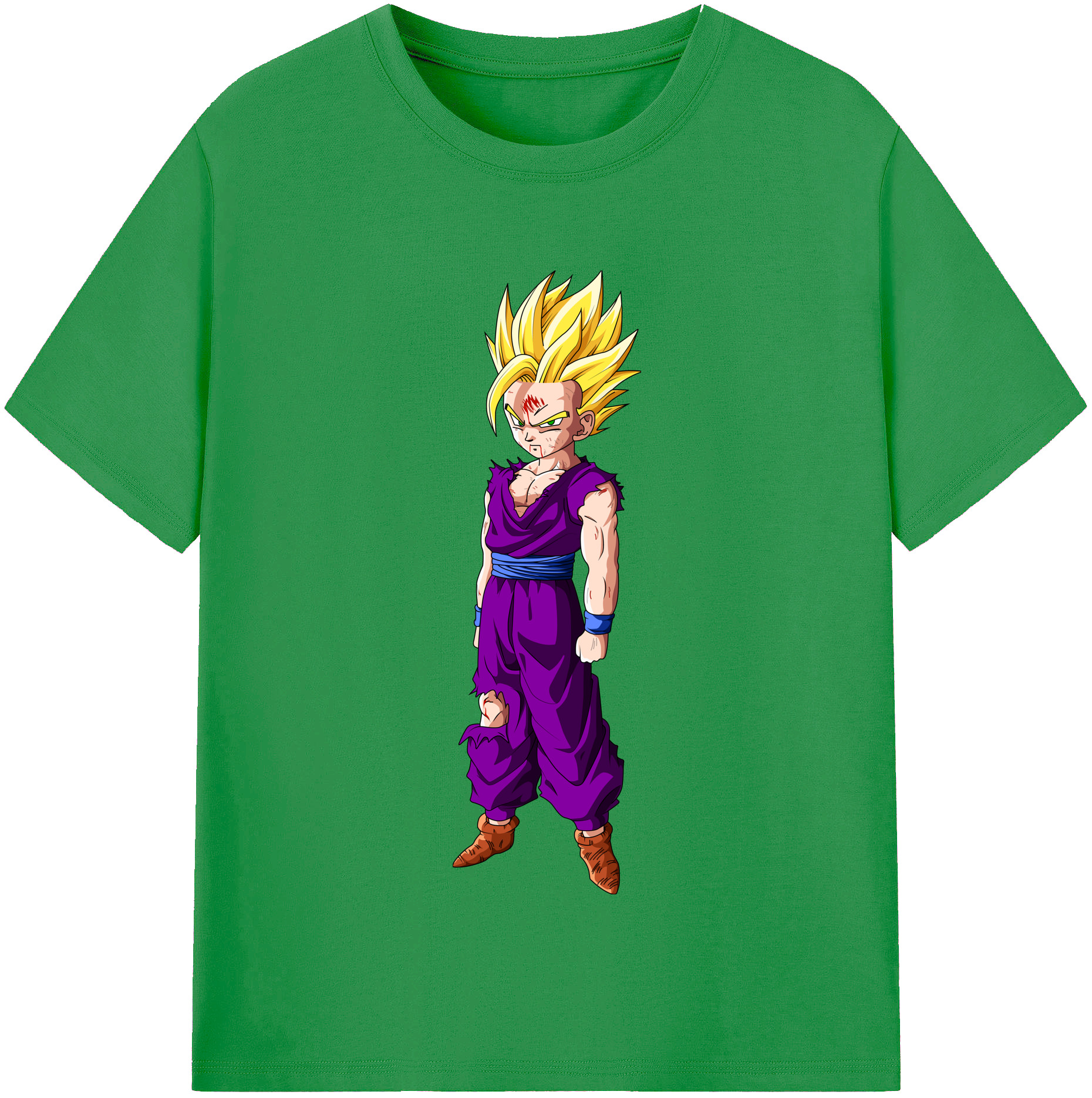 （画像用） ドラゴンボール 孫 悟飯（そんごはん）DRAGON BALL Son Gohan レディースカジュアルプリントTシャツ（綿100％）
