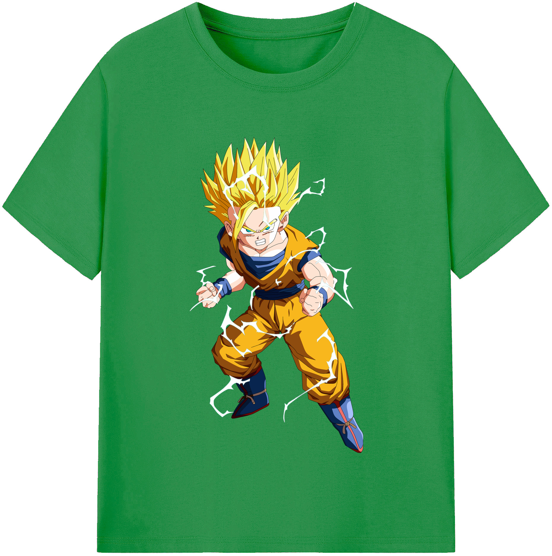 （画像用） ドラゴンボール 孫 悟飯（そんごはん）DRAGON BALL Son Gohan レディースカジュアルプリントTシャツ（綿100％）
