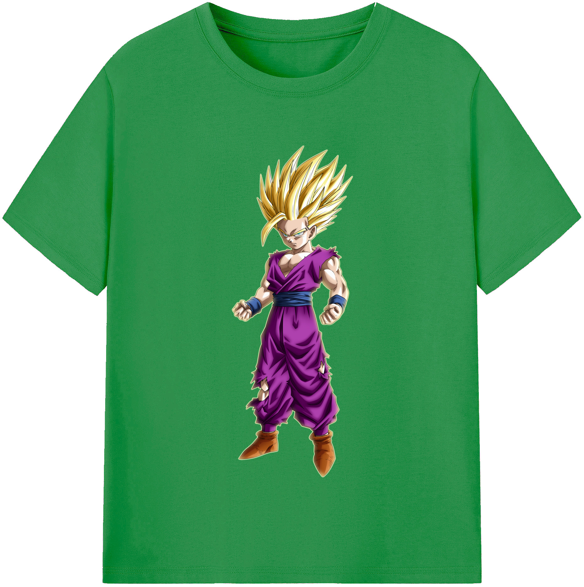 （画像用） ドラゴンボール 孫 悟飯（そんごはん）DRAGON BALL Son Gohan レディースカジュアルプリントTシャツ（綿100％）