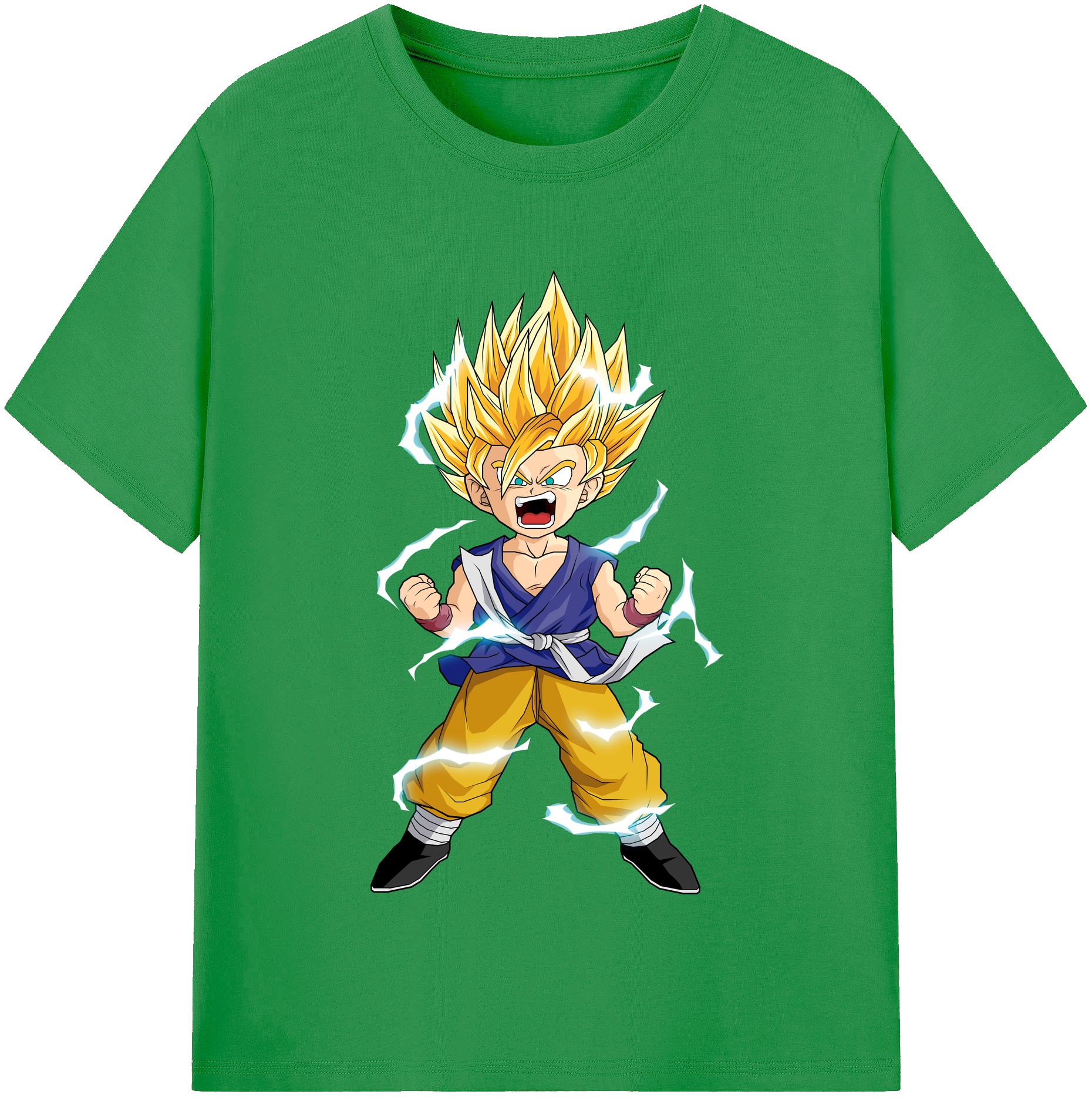 （画像用） ドラゴンボール 孫 悟飯（そんごはん）DRAGON BALL Son Gohan レディースカジュアルプリントTシャツ（綿100％）
