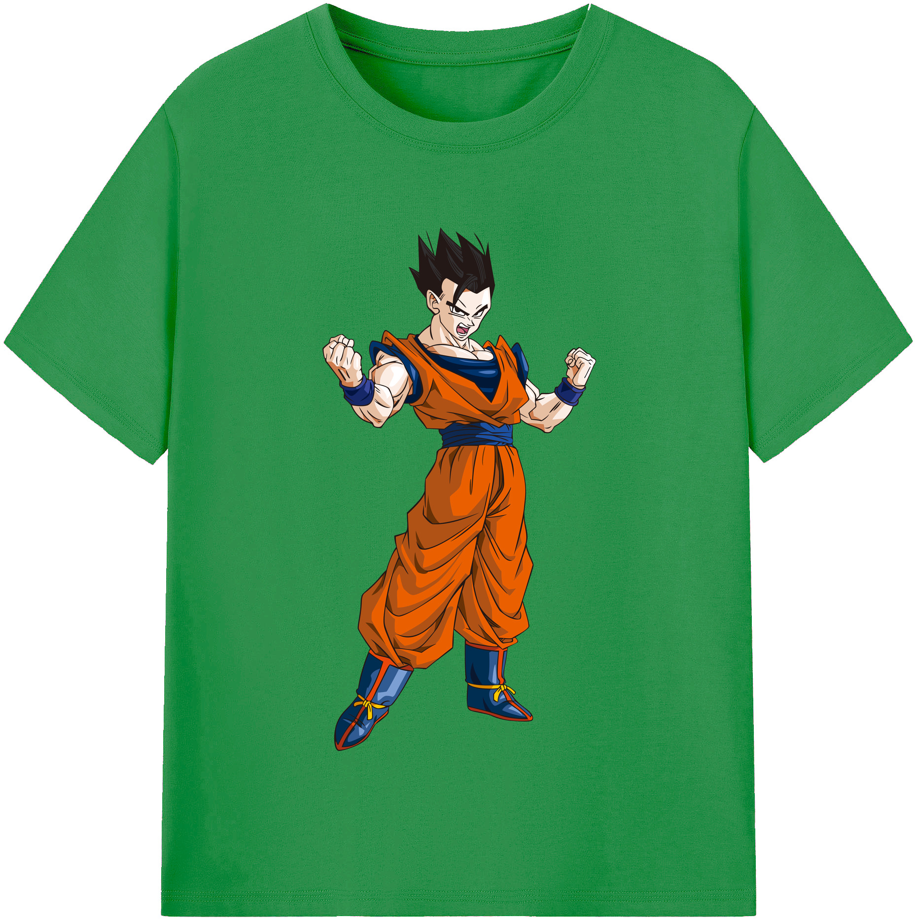 （画像用） ドラゴンボール 孫 悟飯（そんごはん）DRAGON BALL Son Gohan レディースカジュアルプリントTシャツ（綿100％）