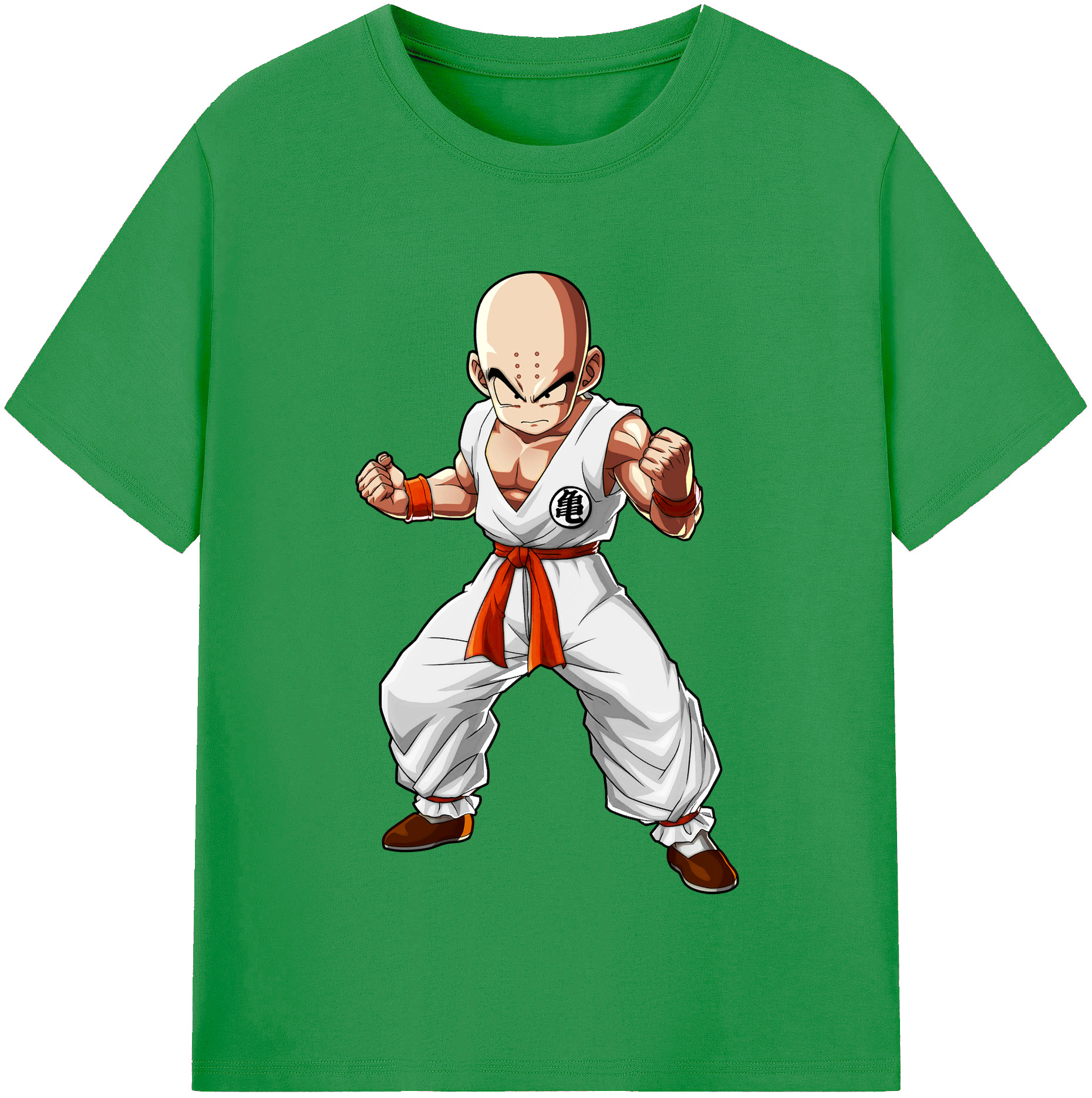（画像用） ドラゴンボール クリリン DRAGON BALL krillin レディースカジュアルプリントTシャツ（綿100％）