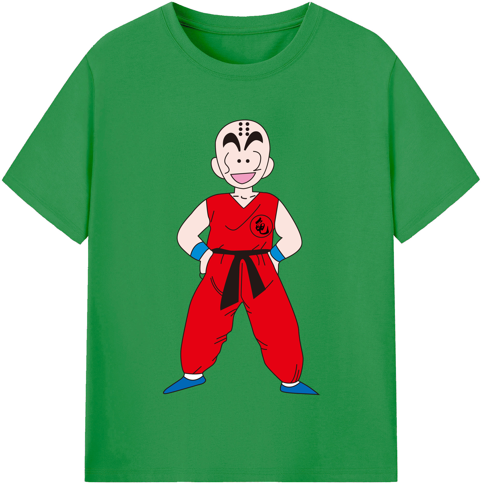 （画像用） ドラゴンボール クリリン DRAGON BALL krillin レディースカジュアルプリントTシャツ（綿100％）