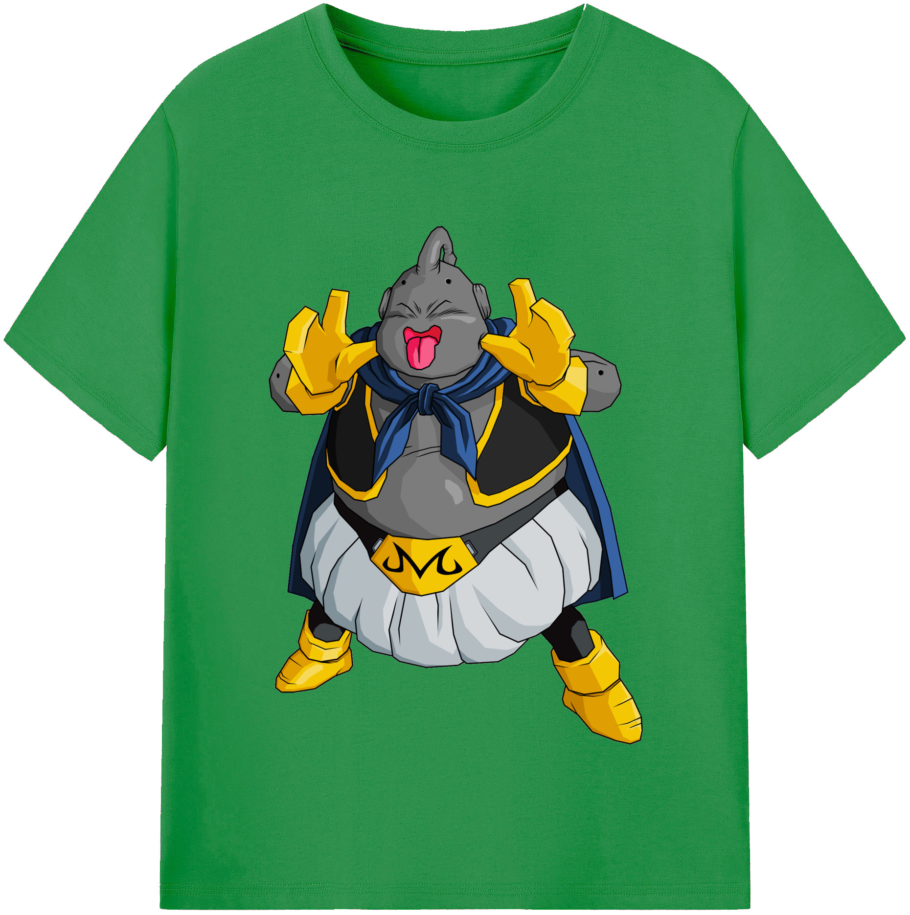 （画像用） ドラゴンボール 魔人ブウ DRAGON BALL Majin Buu レディースカジュアルプリントTシャツ（綿100％）
