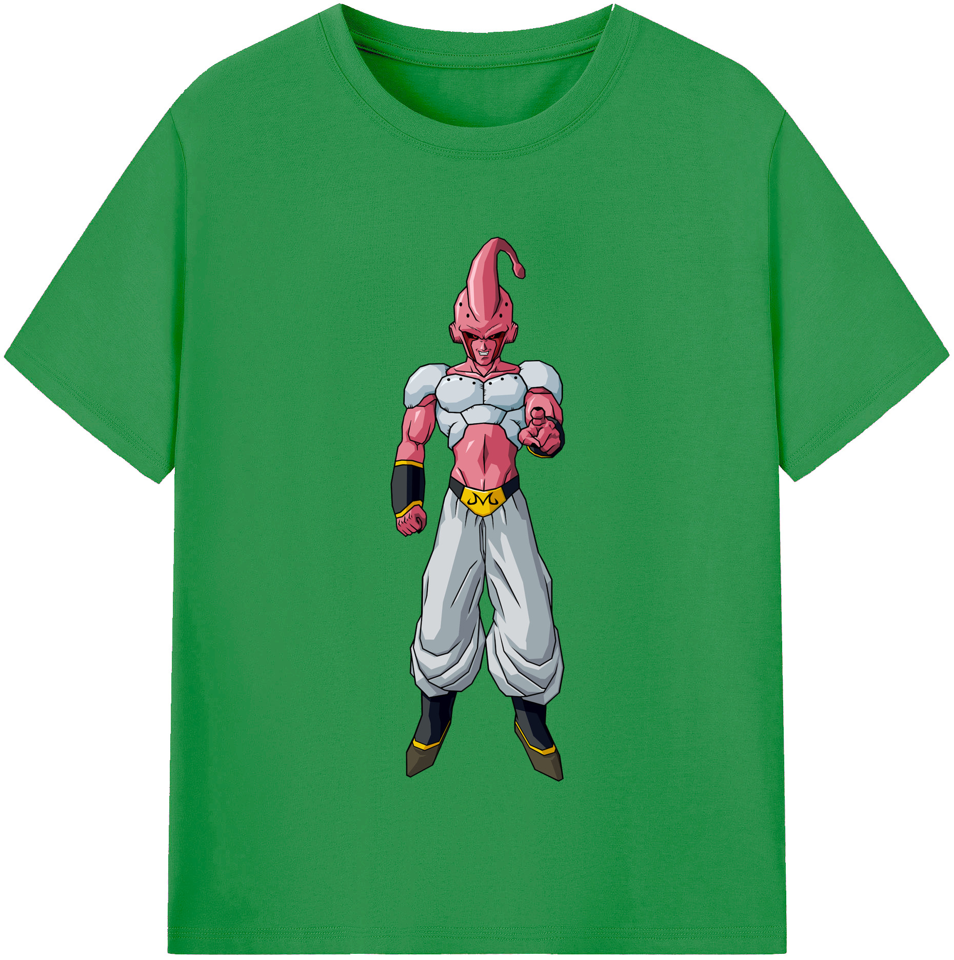 （画像用） ドラゴンボール 魔人ブウ DRAGON BALL Majin Buu レディースカジュアルプリントTシャツ（綿100％）