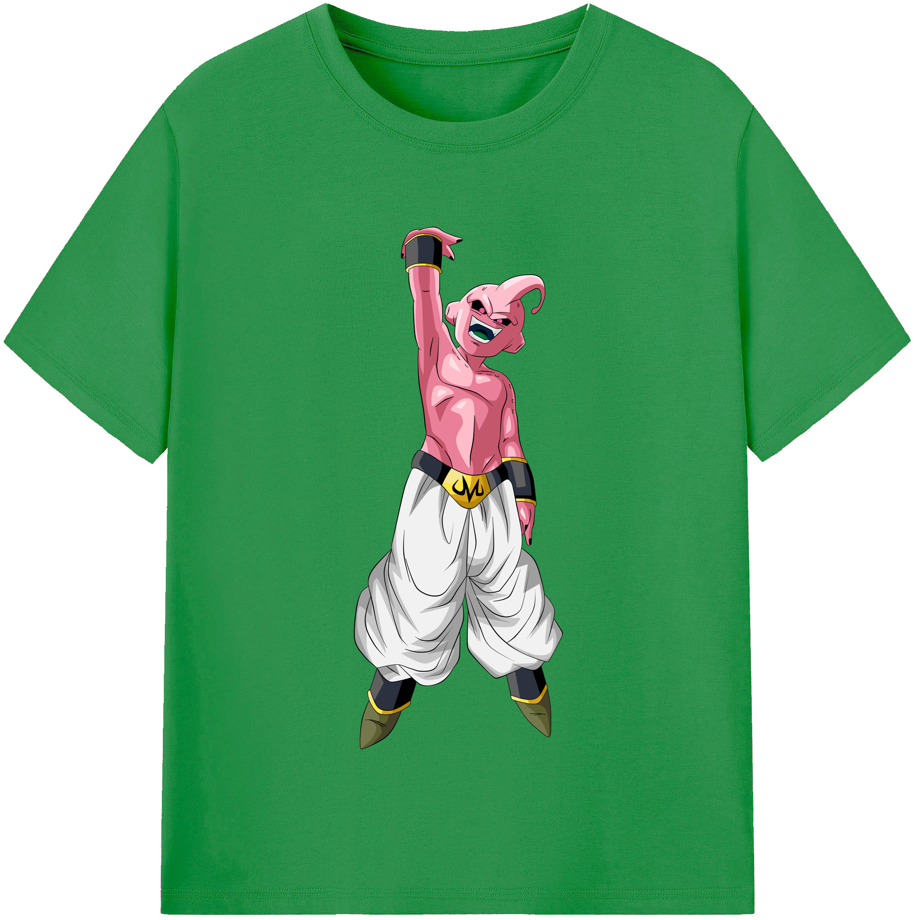 （画像用） ドラゴンボール 魔人ブウ DRAGON BALL Majin Buu レディースカジュアルプリントTシャツ（綿100％）