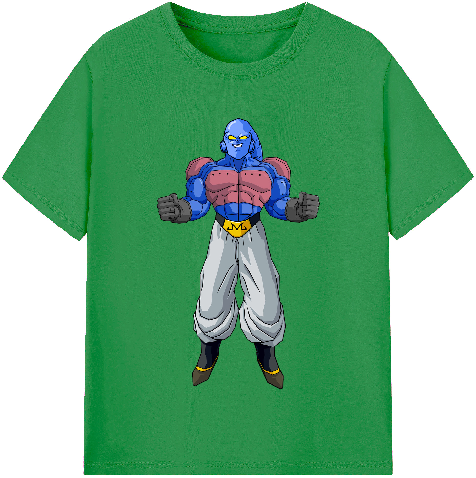 （画像用） ドラゴンボール 魔人ブウ DRAGON BALL Majin Buu レディースカジュアルプリントTシャツ（綿100％）