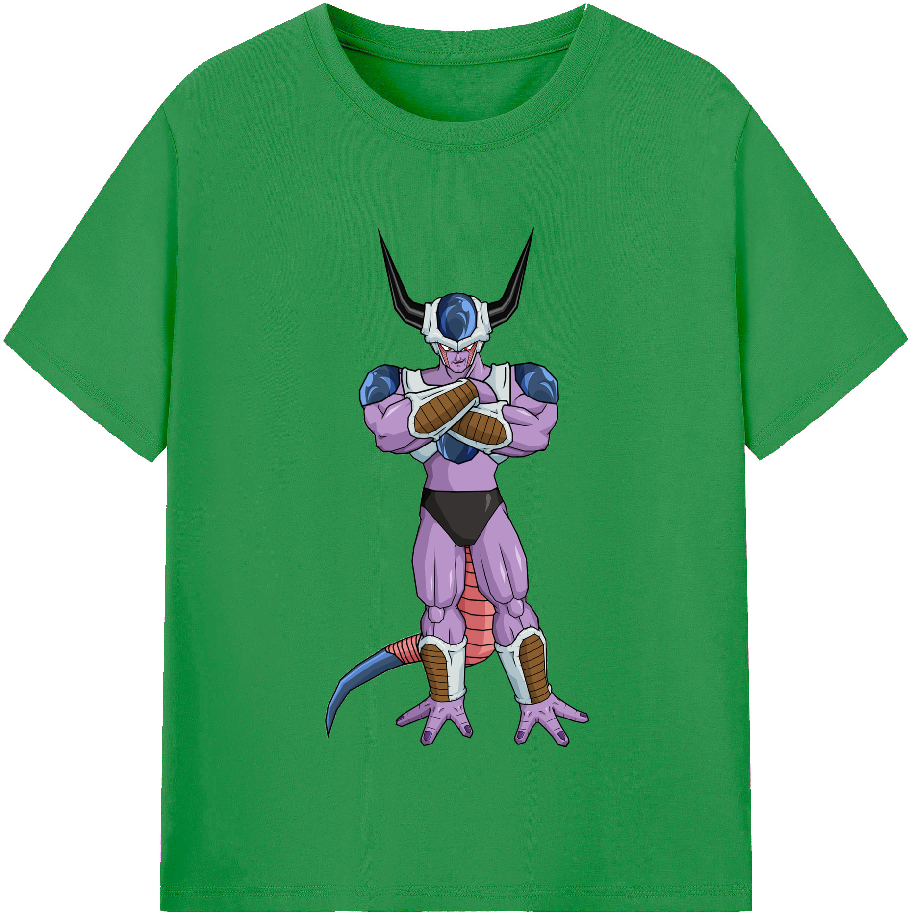 （画像用） ドラゴンボール フリーザ DRAGON BALL Frieza レディースカジュアルプリントTシャツ（綿100％）