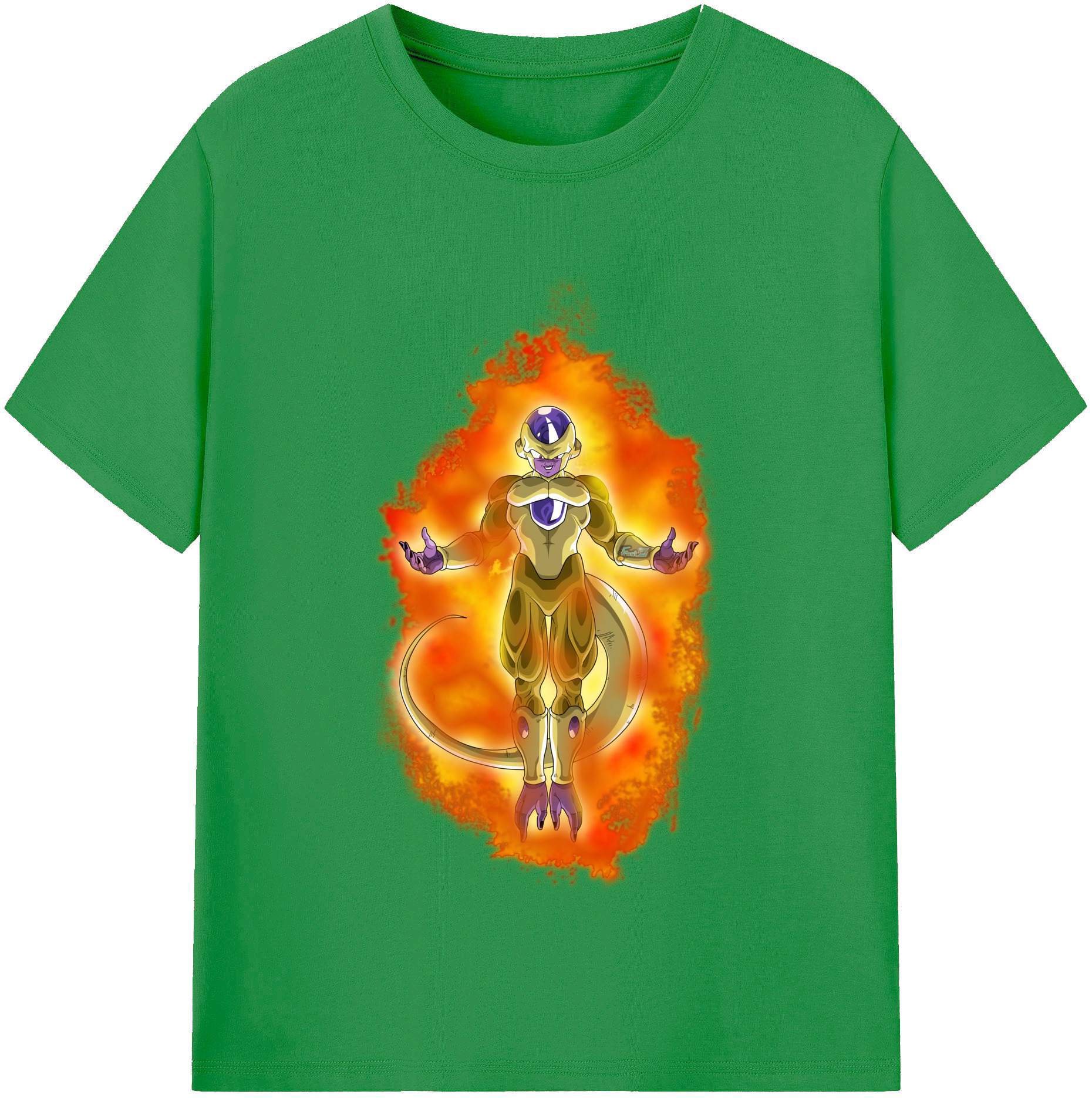 （画像用） ドラゴンボール フリーザ DRAGON BALL Frieza レディースカジュアルプリントTシャツ（綿100％）
