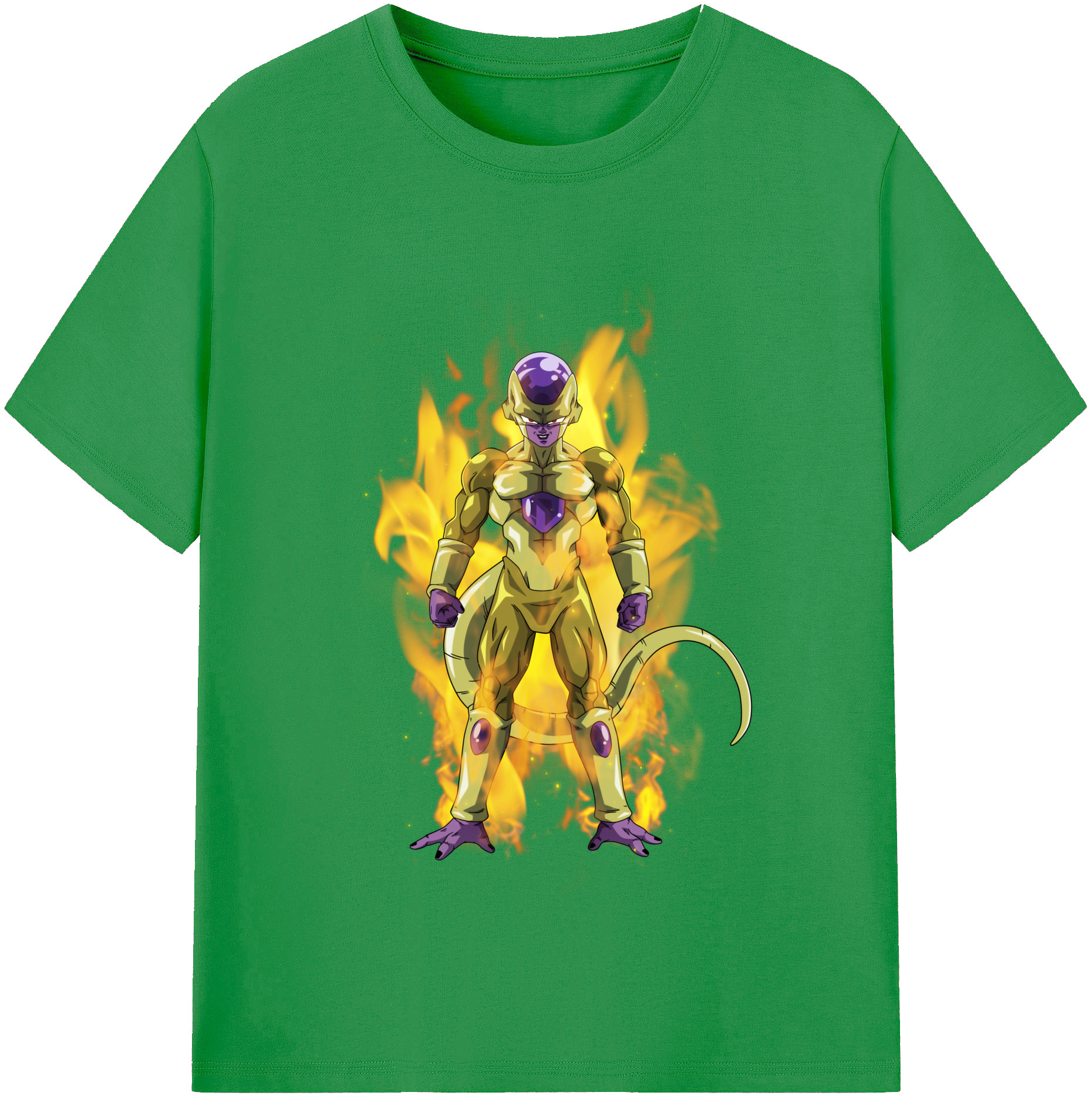 （画像用） ドラゴンボール フリーザ DRAGON BALL Frieza レディースカジュアルプリントTシャツ（綿100％）