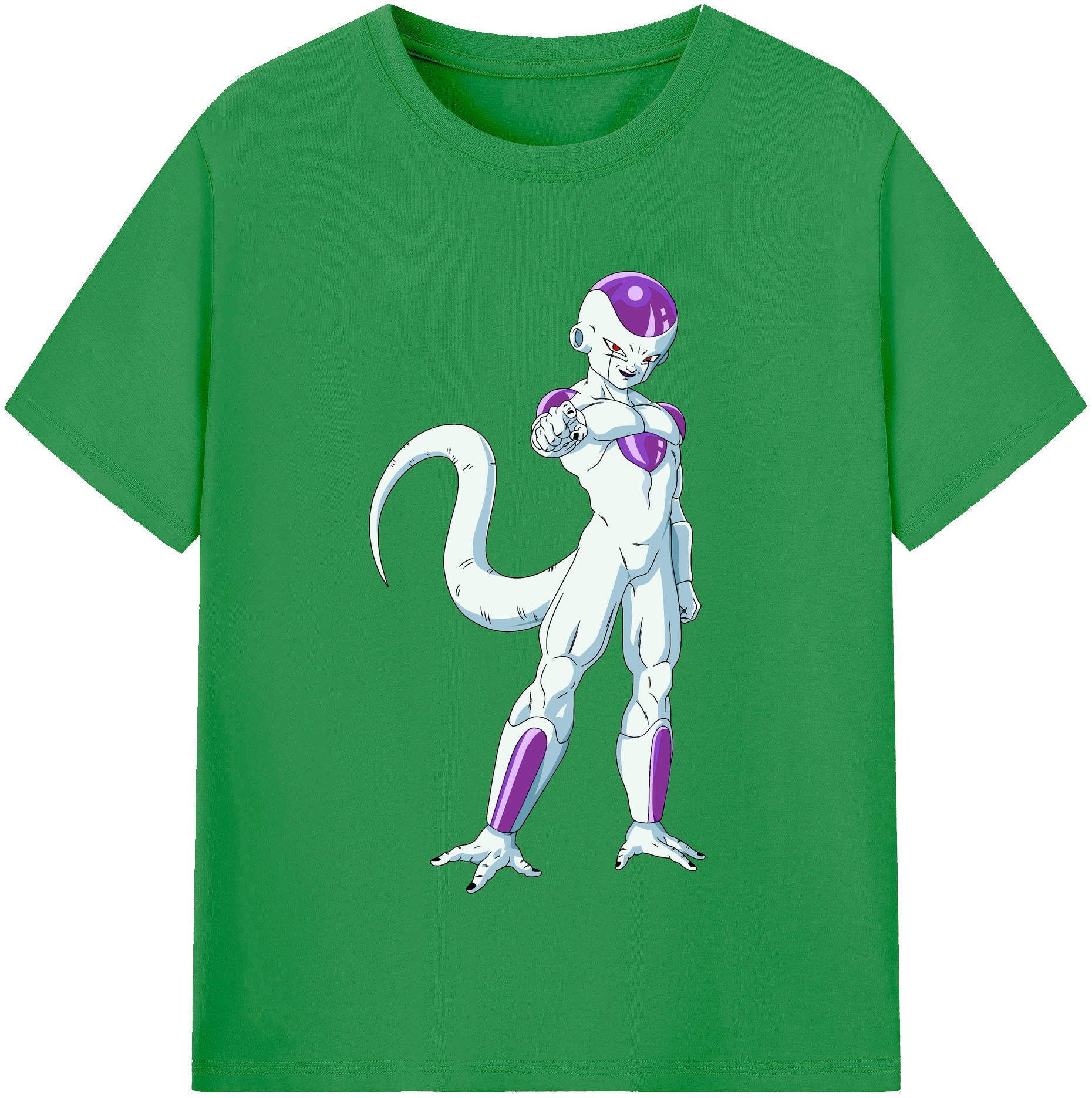 （画像用） ドラゴンボール フリーザ DRAGON BALL Frieza レディースカジュアルプリントTシャツ（綿100％）