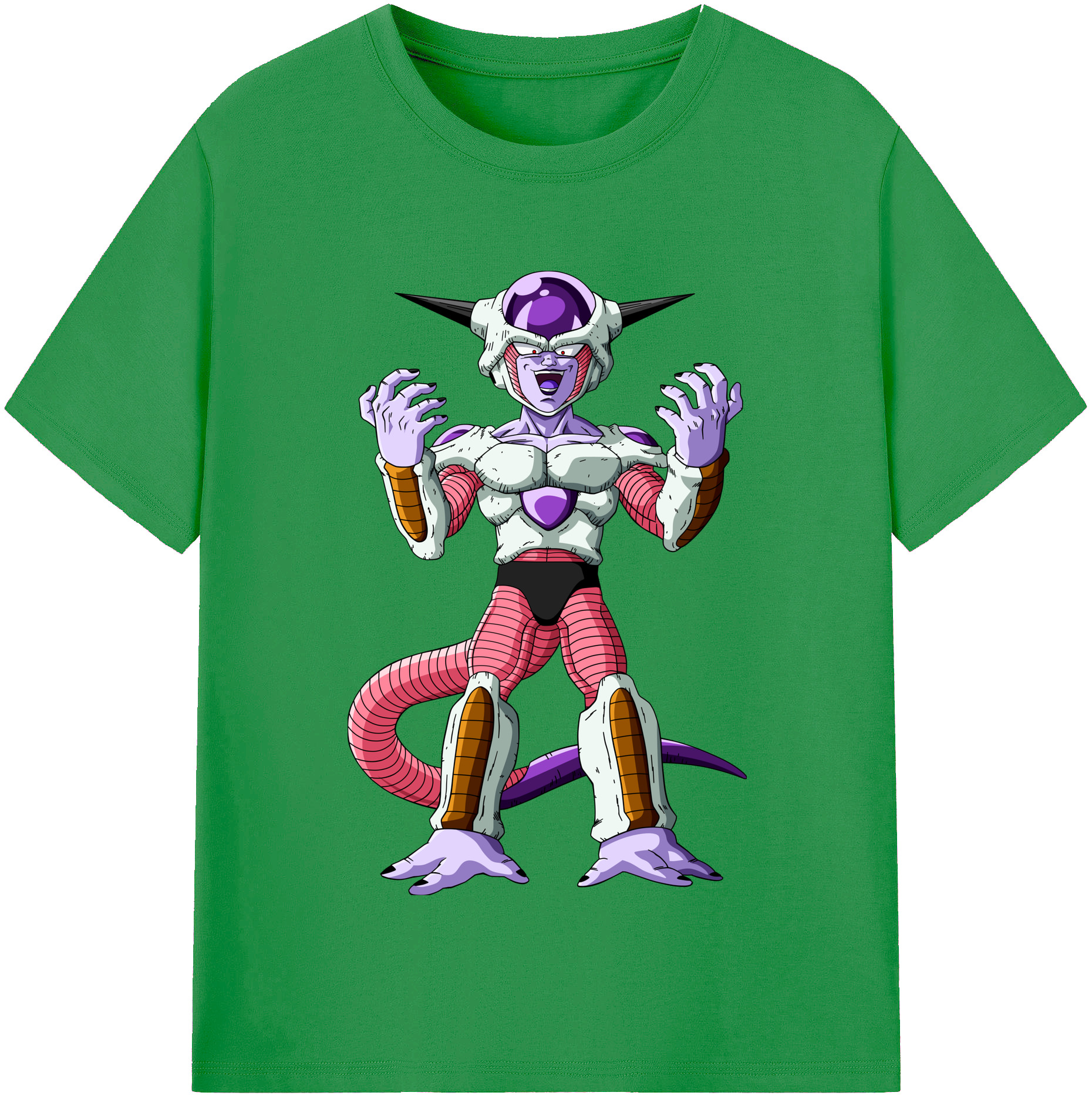 （画像用） ドラゴンボール フリーザ DRAGON BALL Frieza レディースカジュアルプリントTシャツ（綿100％）