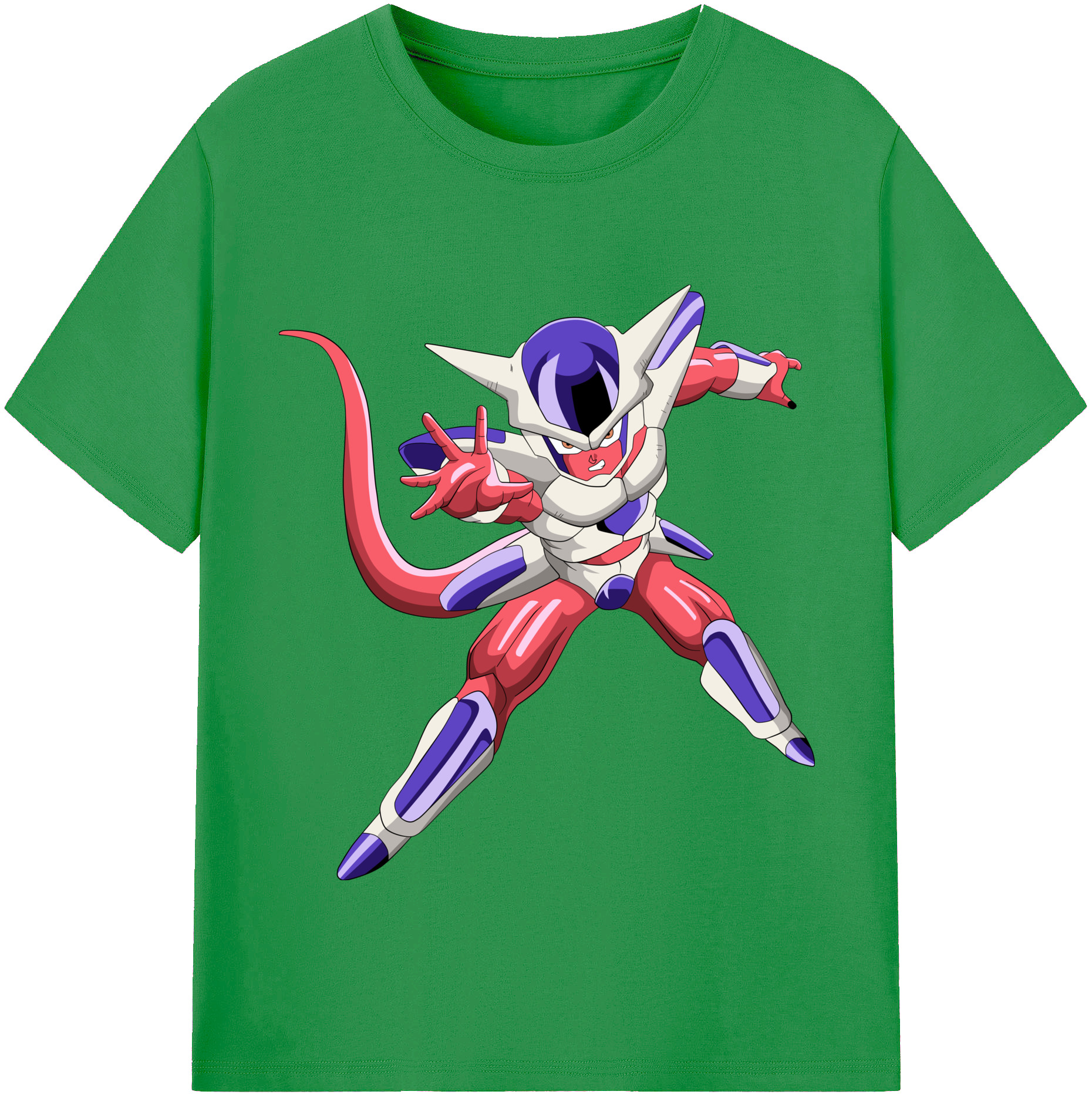 （画像用） ドラゴンボール フリーザ DRAGON BALL Frieza レディースカジュアルプリントTシャツ（綿100％）