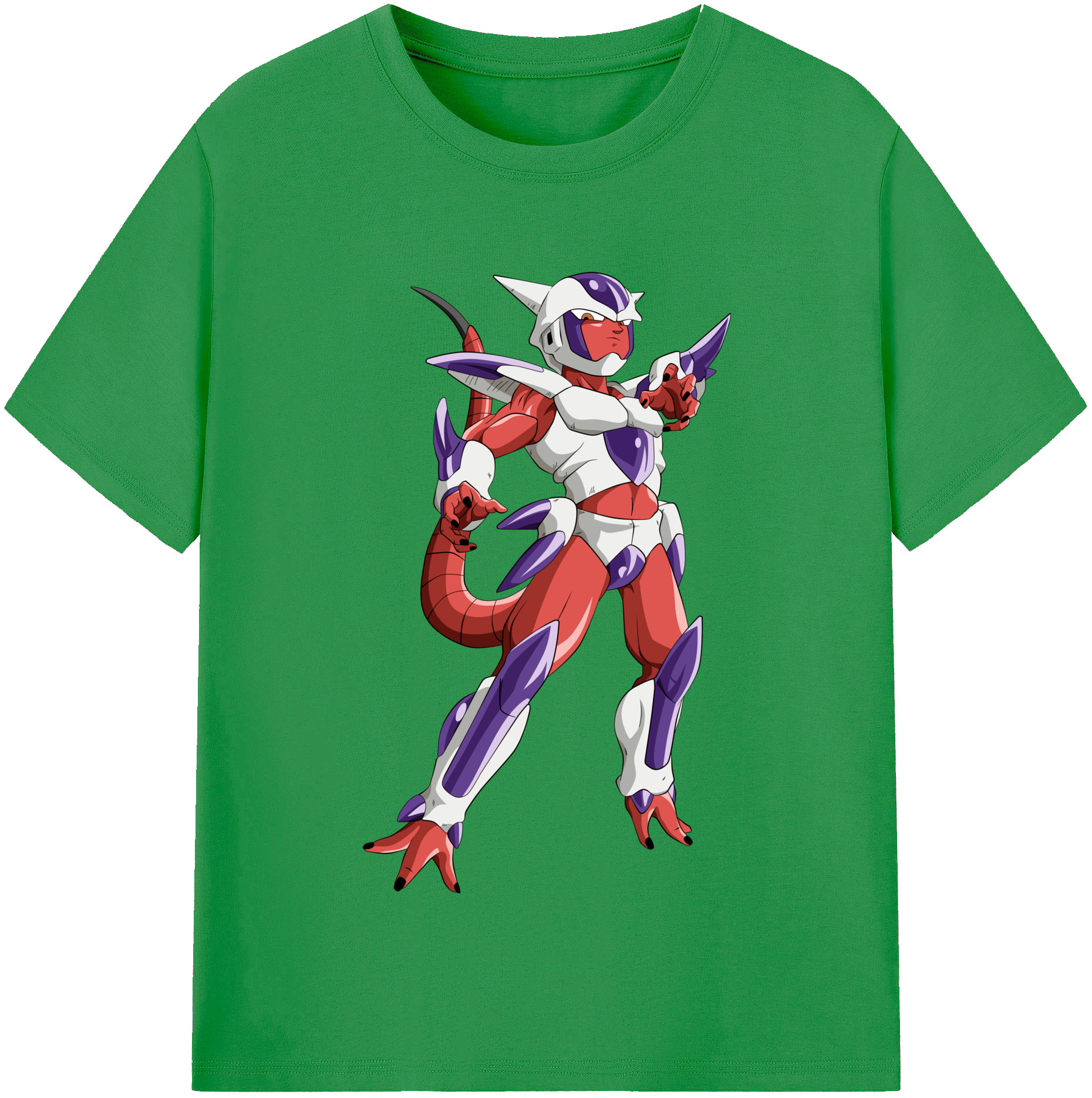 （画像用） ドラゴンボール フリーザ DRAGON BALL Frieza レディースカジュアルプリントTシャツ（綿100％）
