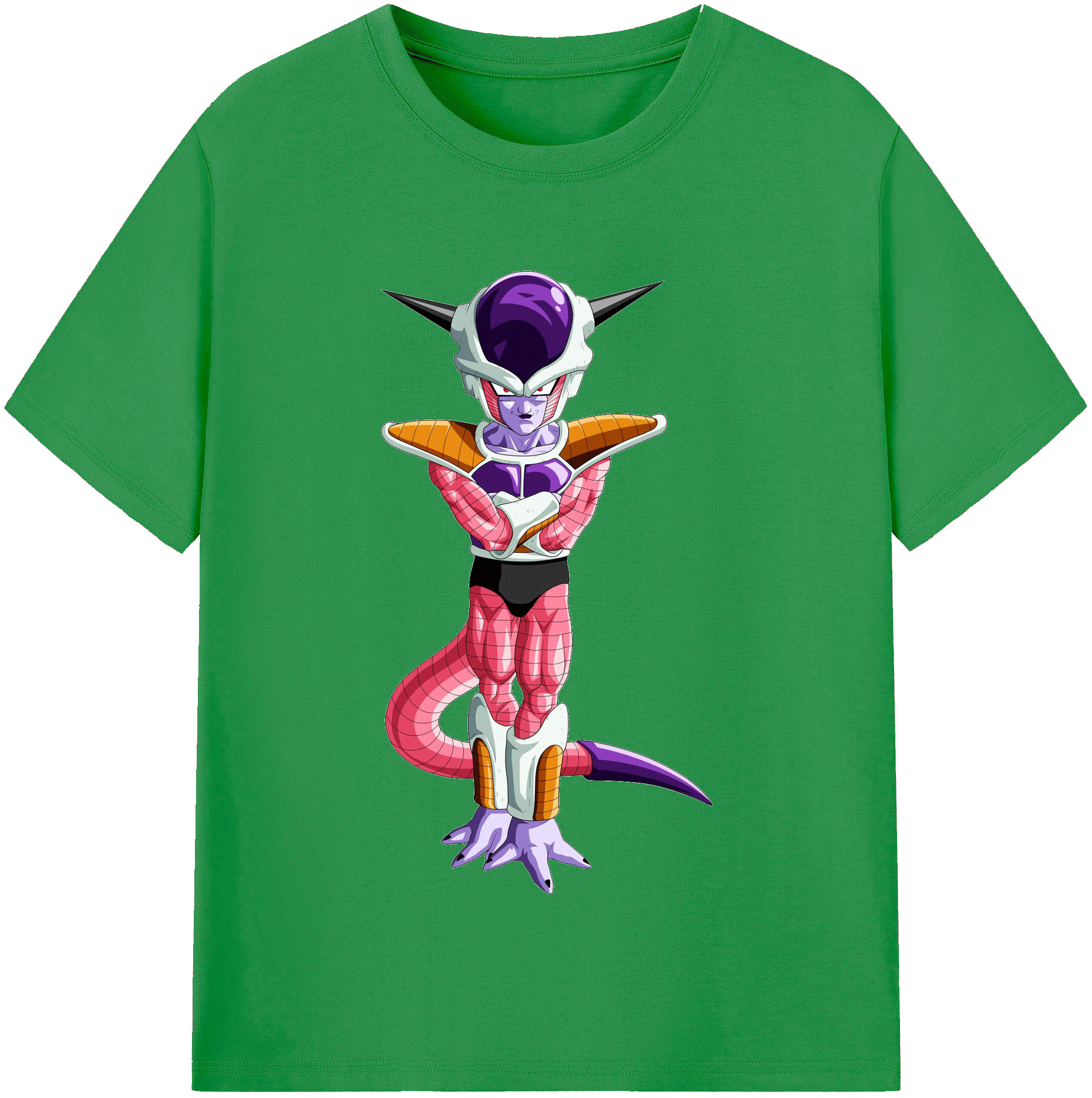 （画像用） ドラゴンボール フリーザ DRAGON BALL Frieza レディースカジュアルプリントTシャツ（綿100％）