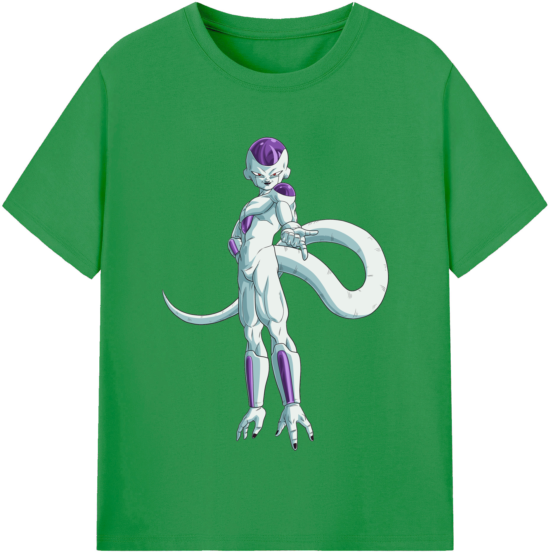 （画像用） ドラゴンボール フリーザ DRAGON BALL Frieza レディースカジュアルプリントTシャツ（綿100％）