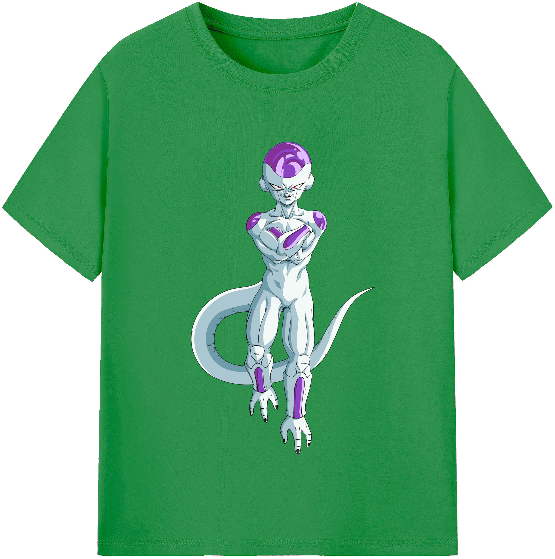 （画像用） ドラゴンボール フリーザ DRAGON BALL Frieza レディースカジュアルプリントTシャツ（綿100％）
