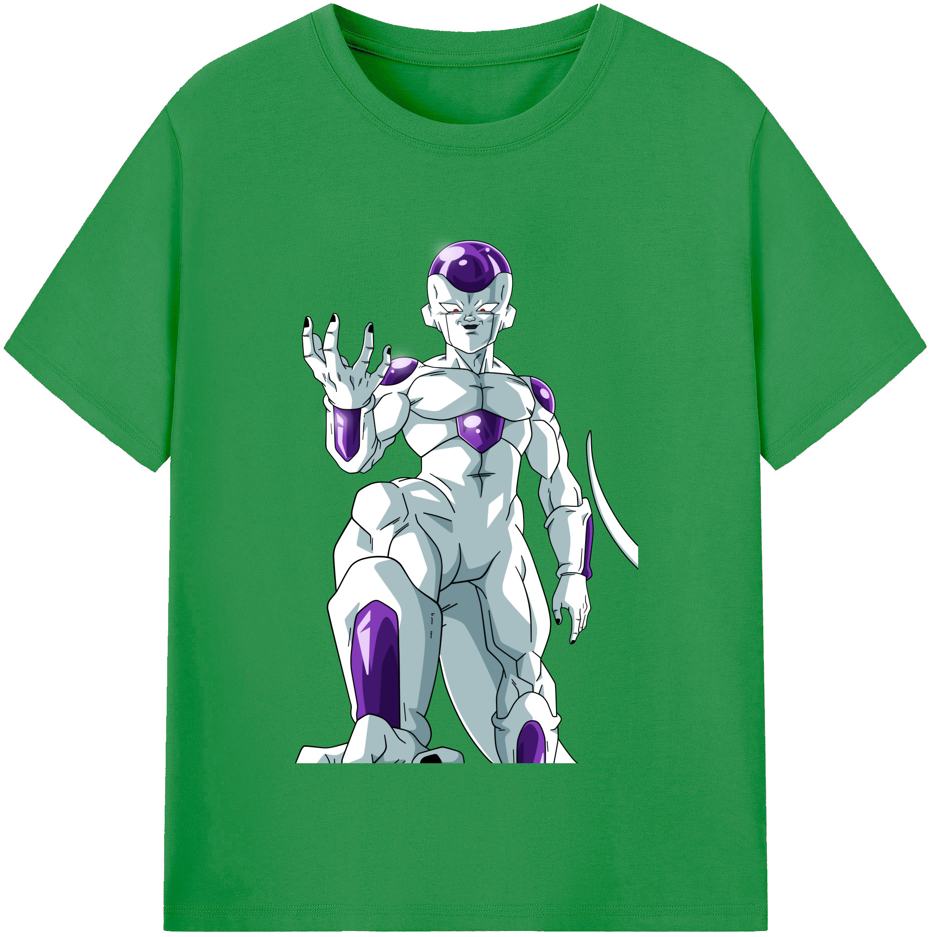 （画像用） ドラゴンボール フリーザ DRAGON BALL Frieza レディースカジュアルプリントTシャツ（綿100％）