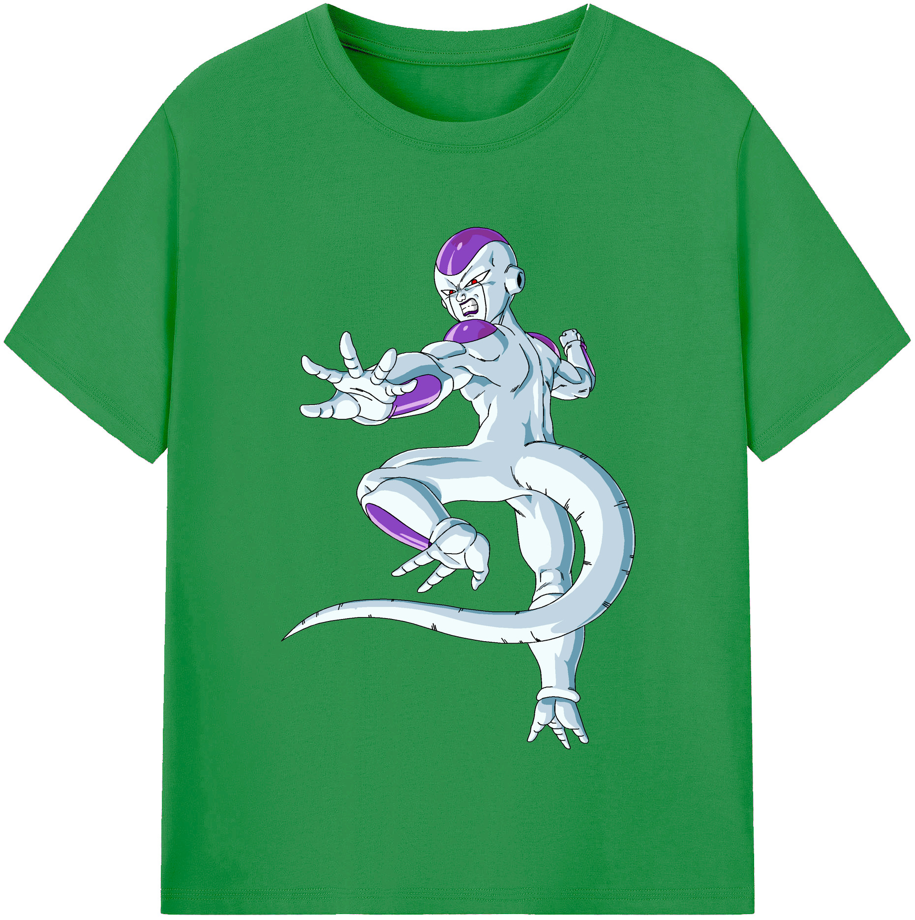 （画像用） ドラゴンボール フリーザ DRAGON BALL Frieza レディースカジュアルプリントTシャツ（綿100％）