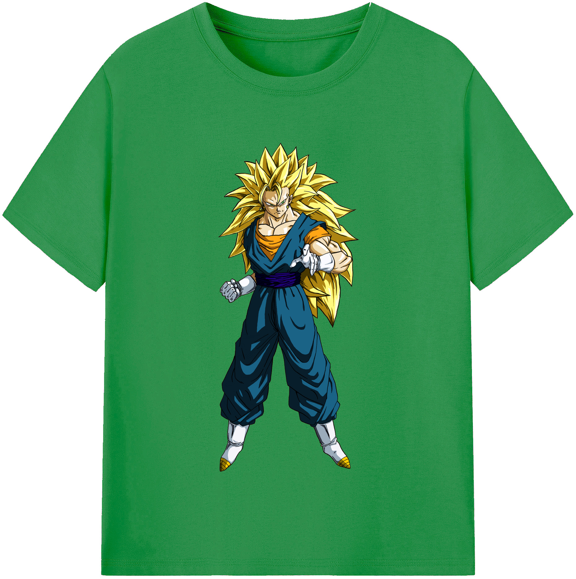 （画像用） ドラゴンボール ベジット DRAGON BALL Vegetto レディースカジュアルプリントTシャツ（綿100％）