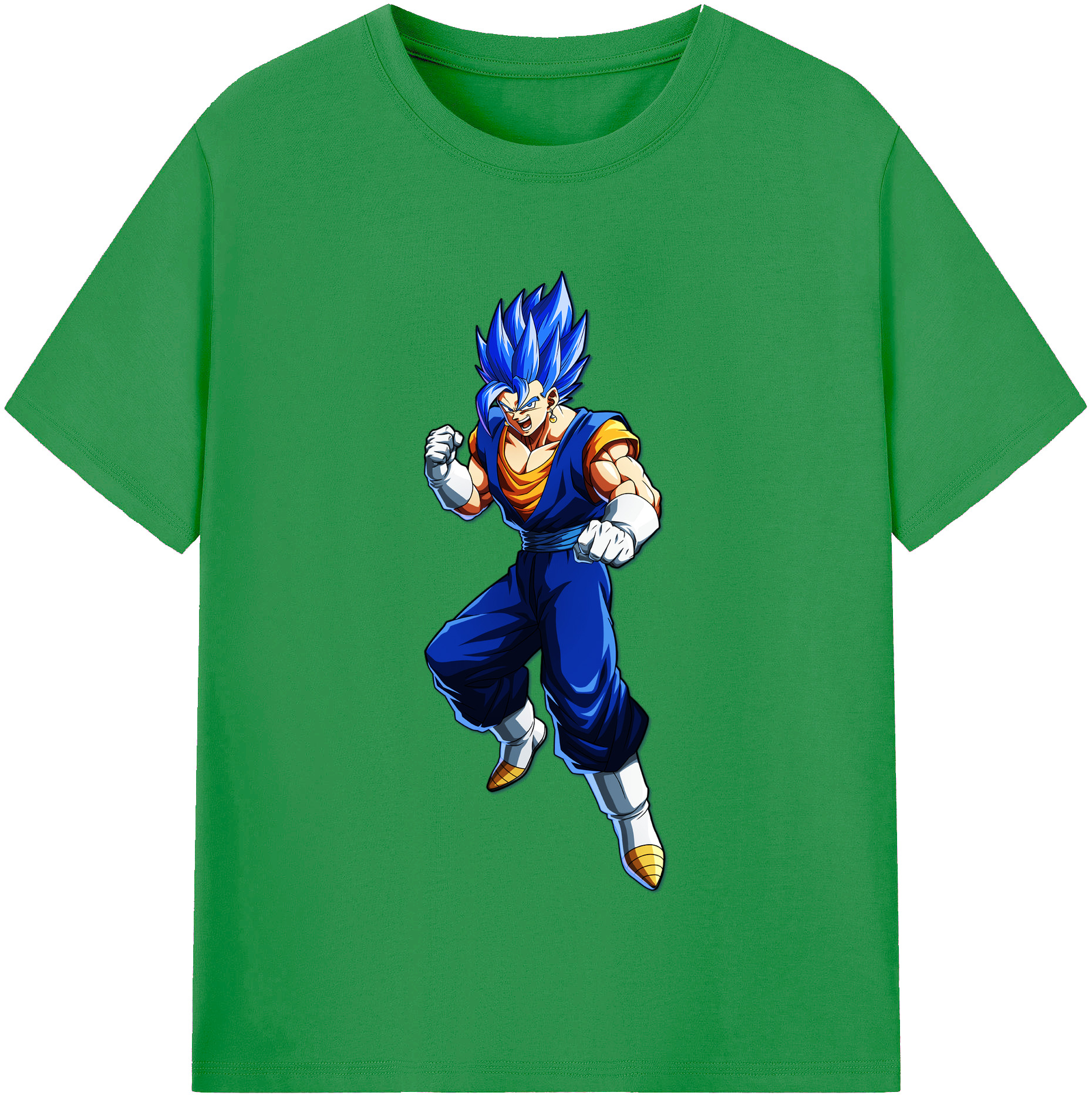 （画像用） ドラゴンボール ベジット DRAGON BALL Vegetto レディースカジュアルプリントTシャツ（綿100％）