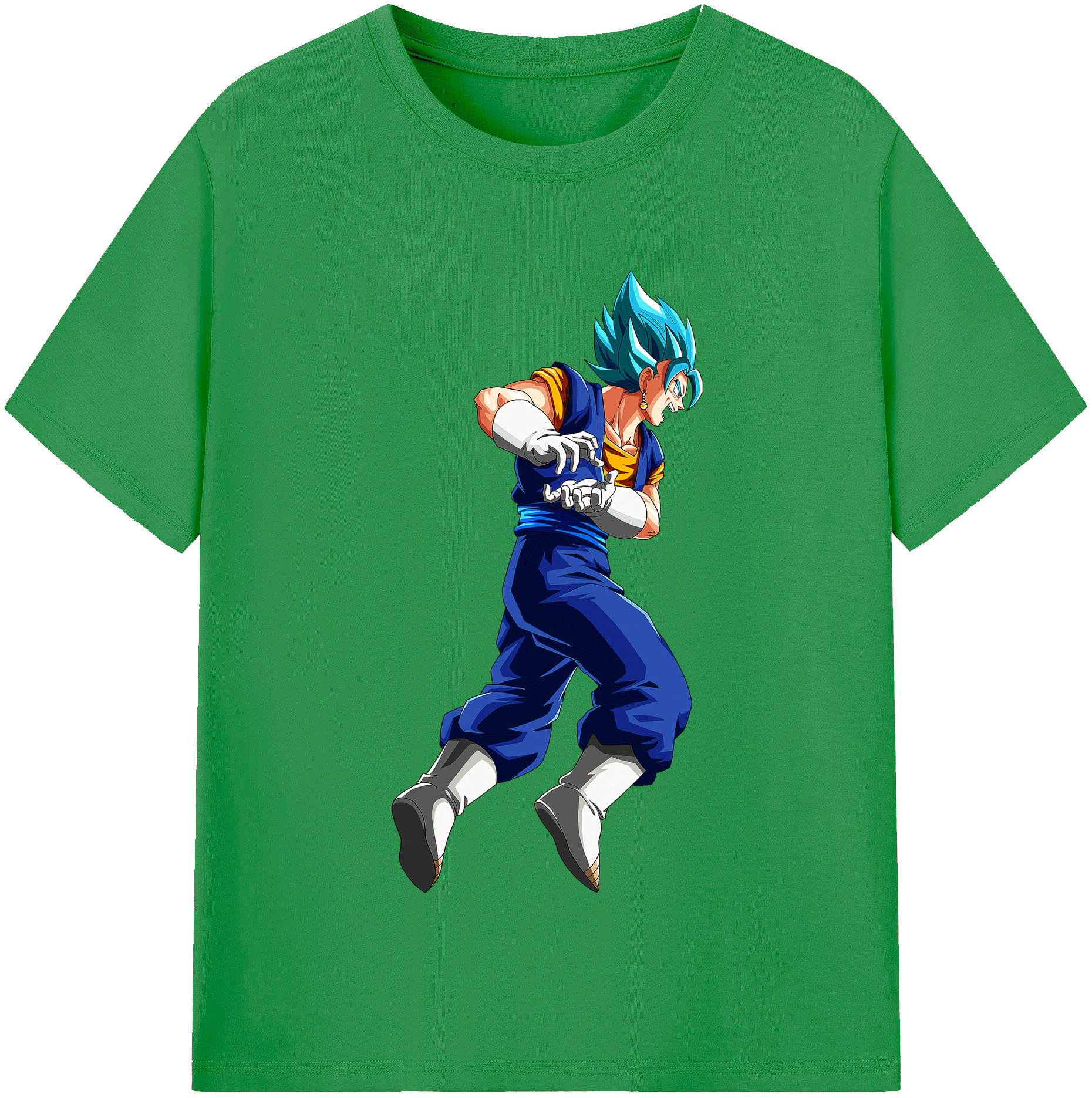 （画像用） ドラゴンボール ベジット DRAGON BALL Vegetto レディースカジュアルプリントTシャツ（綿100％）
