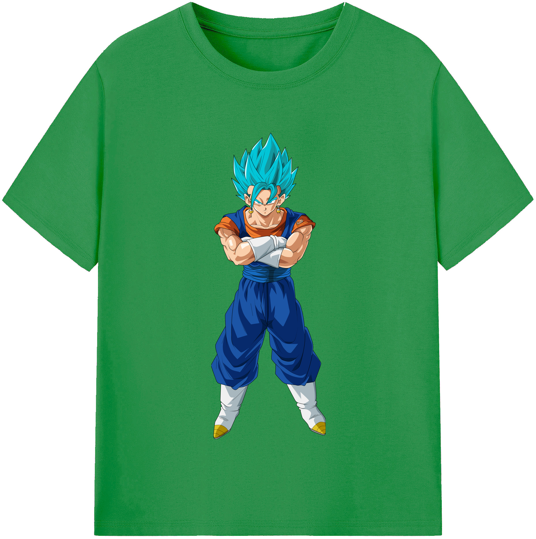 （画像用） ドラゴンボール ベジット DRAGON BALL Vegetto レディースカジュアルプリントTシャツ（綿100％）