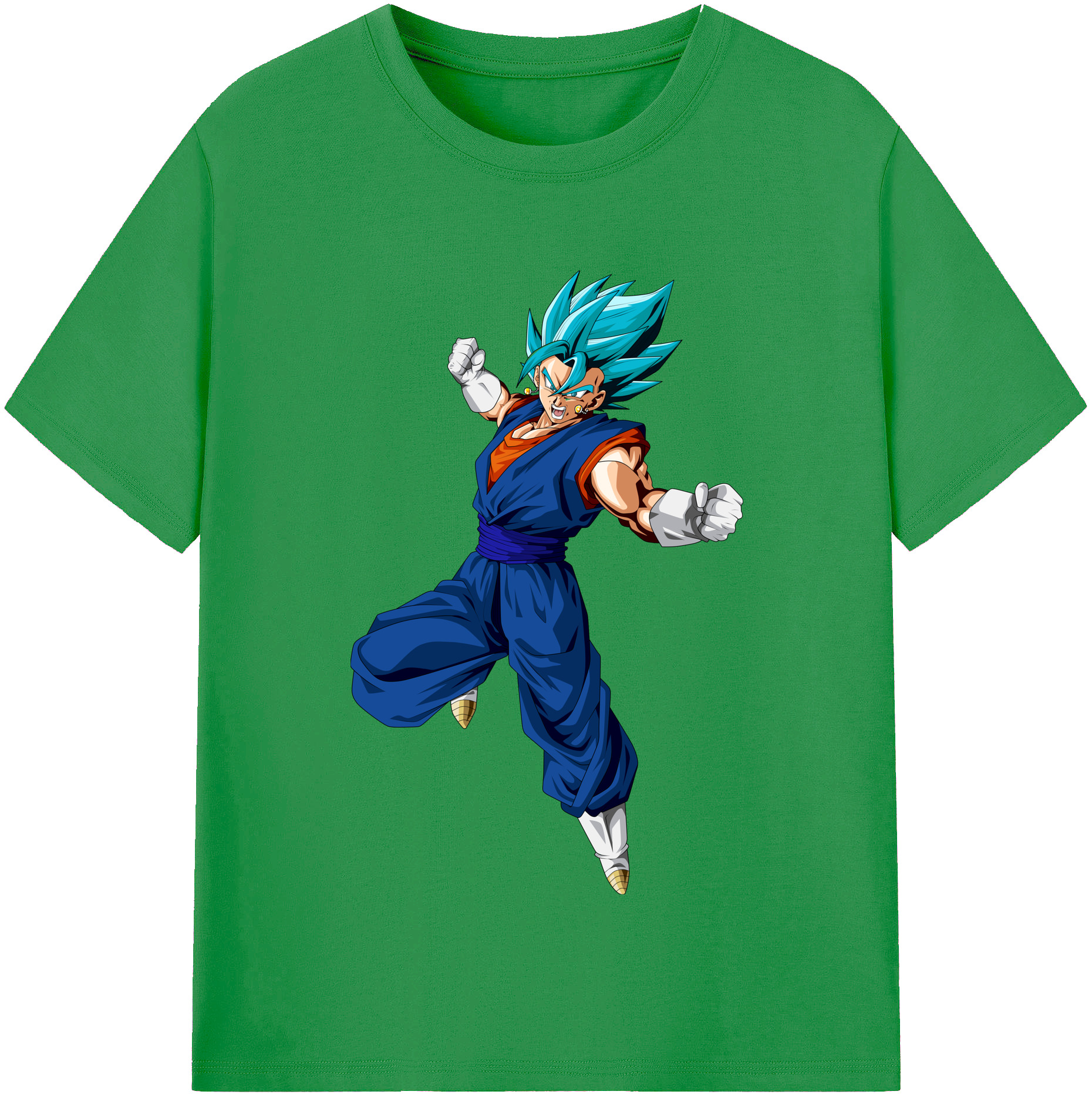 （画像用） ドラゴンボール ベジット DRAGON BALL Vegetto レディースカジュアルプリントTシャツ（綿100％）