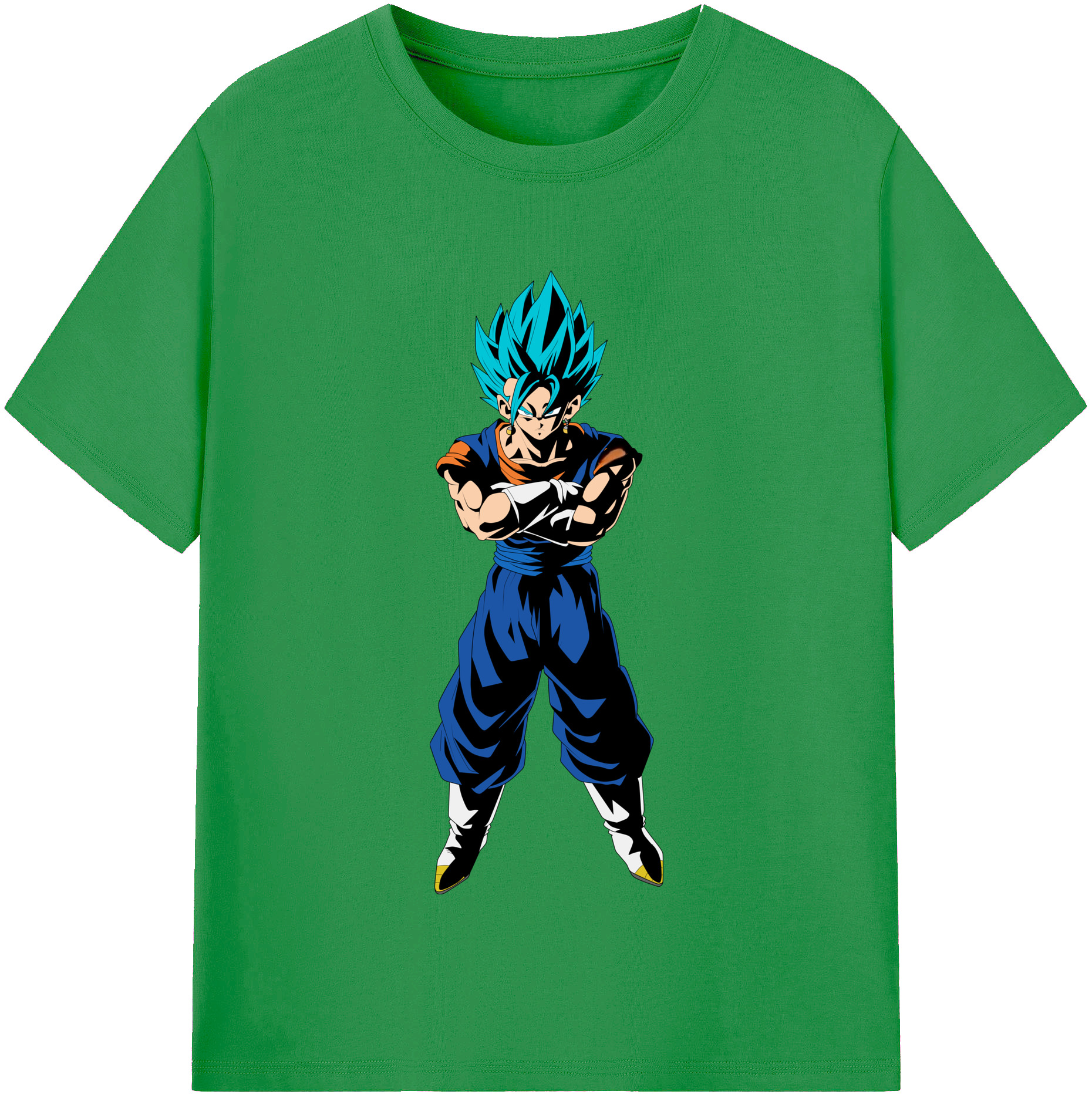 （画像用） ドラゴンボール ベジット DRAGON BALL Vegetto レディースカジュアルプリントTシャツ（綿100％）