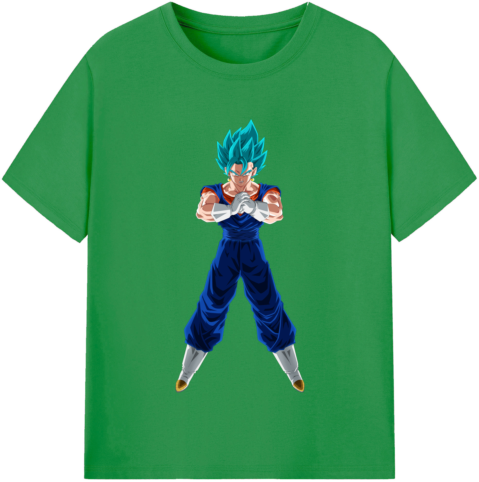 （画像用） ドラゴンボール ベジット DRAGON BALL Vegetto レディースカジュアルプリントTシャツ（綿100％）