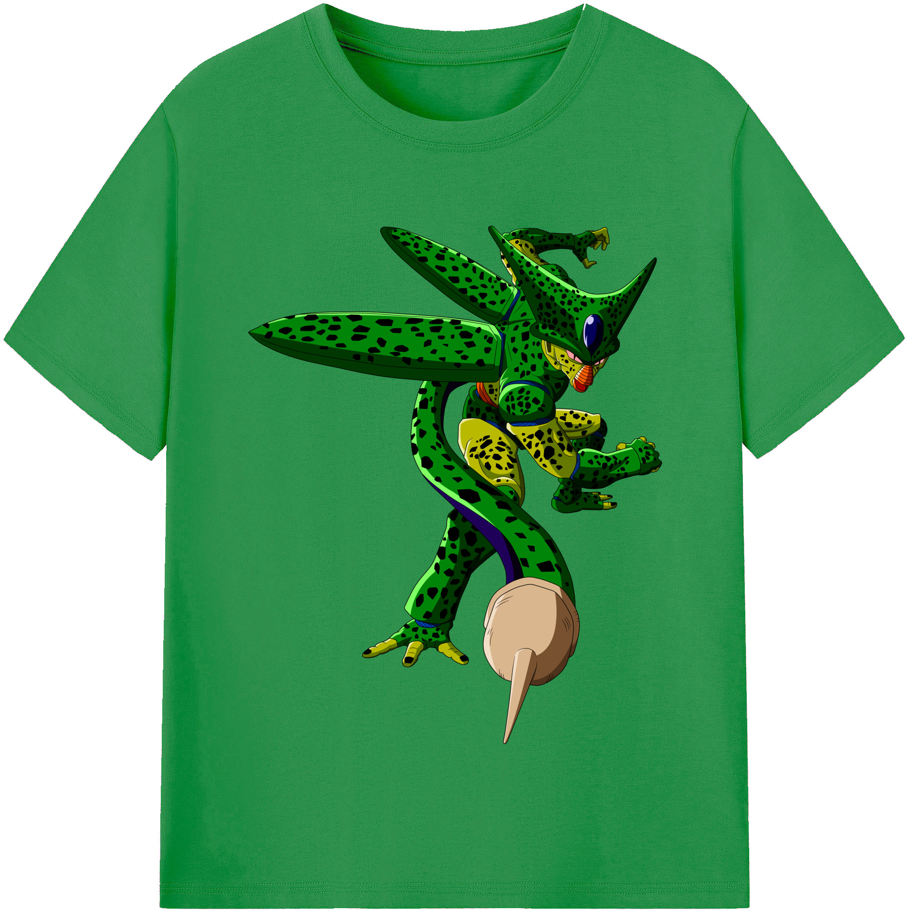 （画像用） ドラゴンボール セル DRAGON BALL Cell レディースカジュアルプリントTシャツ（綿100％）