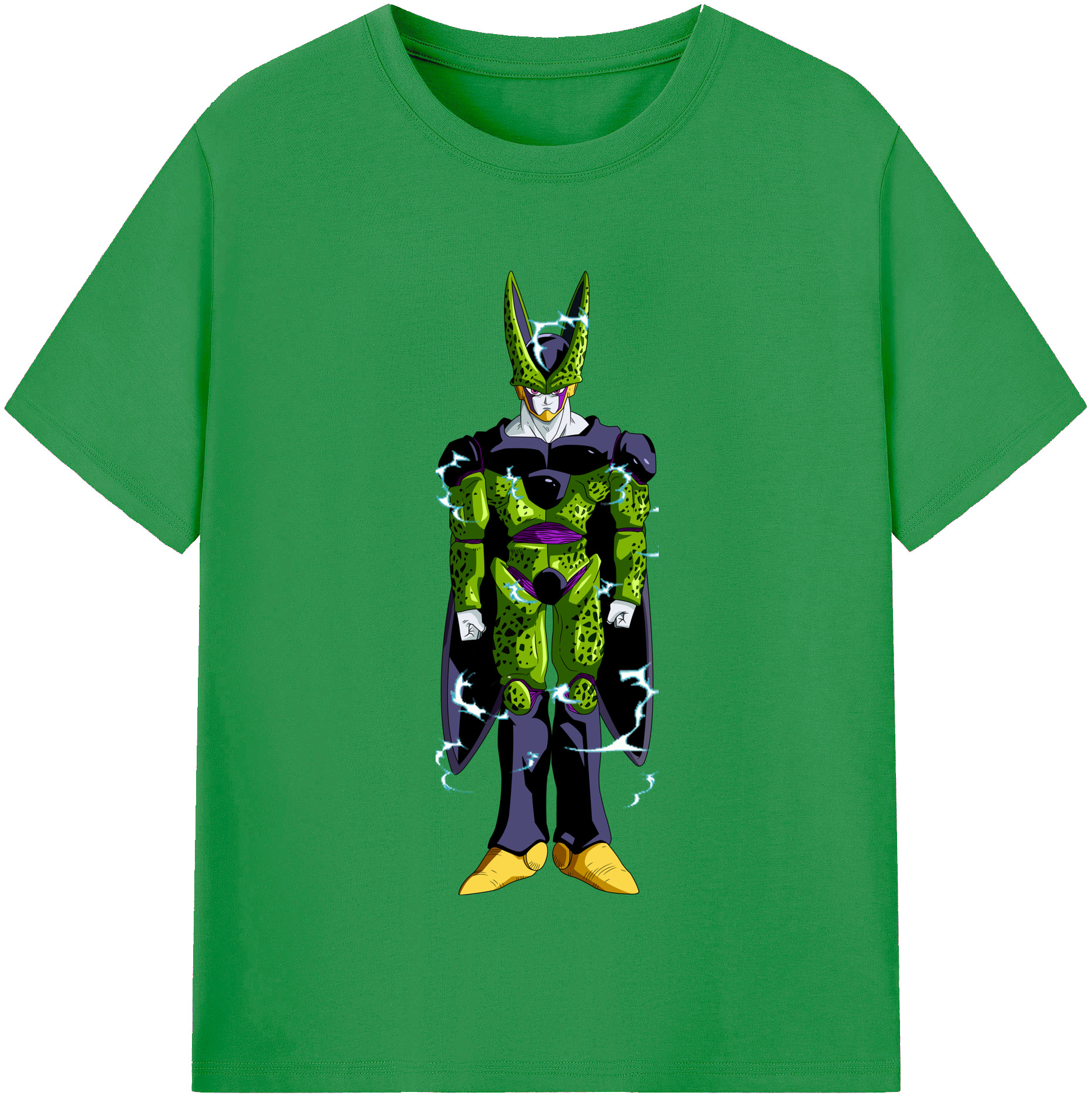 （画像用） ドラゴンボール セル DRAGON BALL Cell レディースカジュアルプリントTシャツ（綿100％）