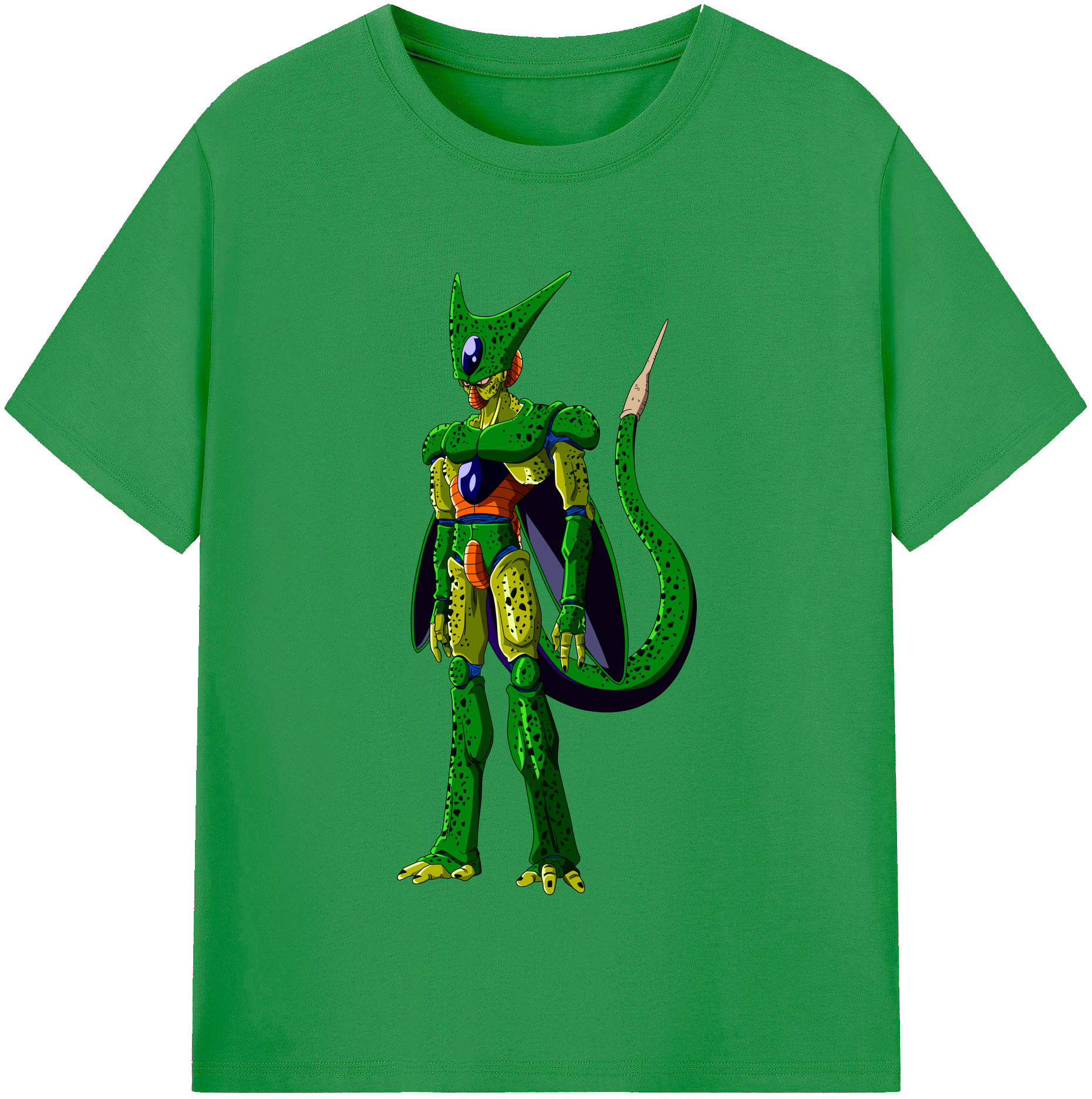 （画像用） ドラゴンボール セル DRAGON BALL Cell レディースカジュアルプリントTシャツ（綿100％）