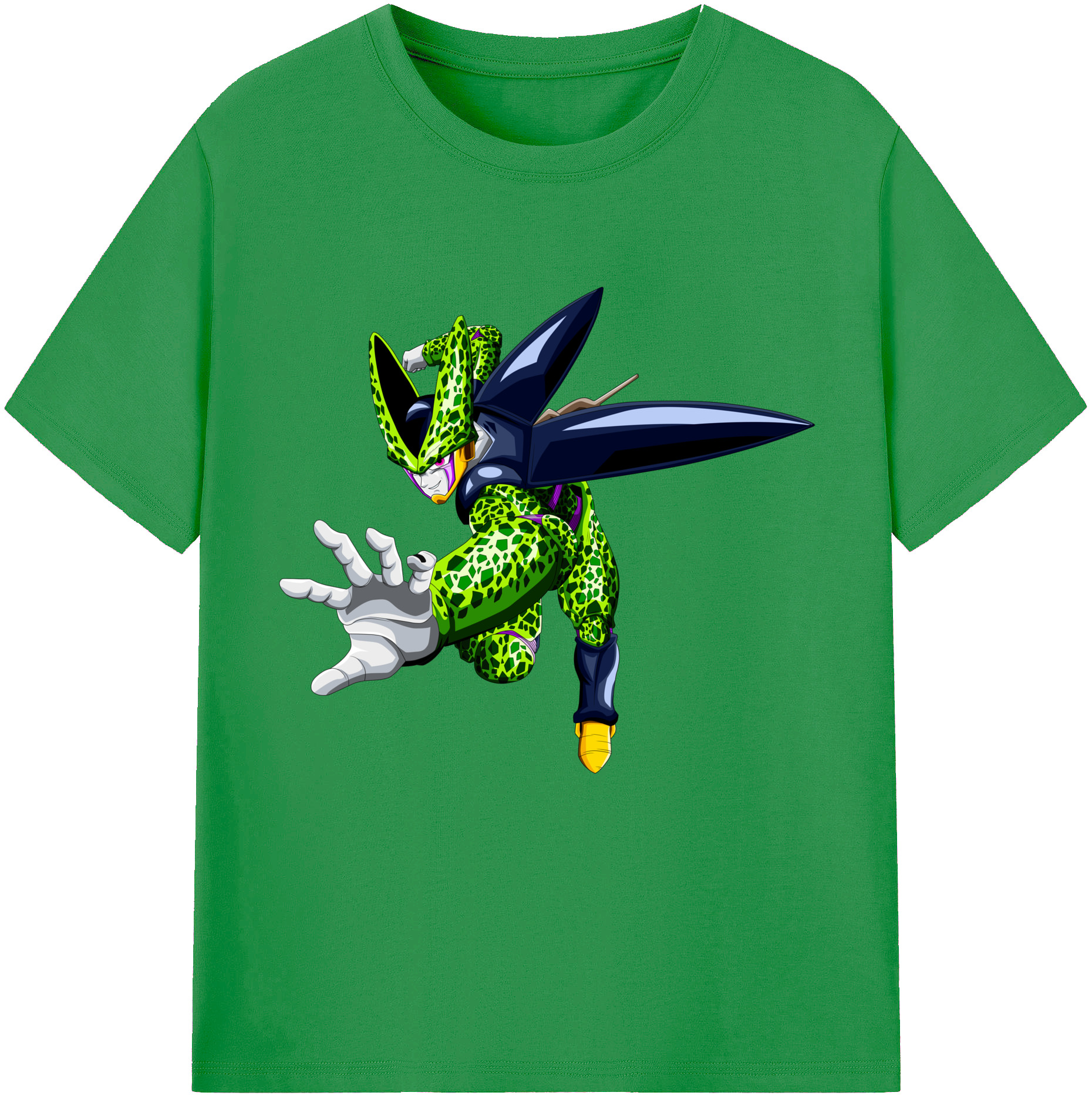 （画像用） ドラゴンボール セル DRAGON BALL Cell レディースカジュアルプリントTシャツ（綿100％）