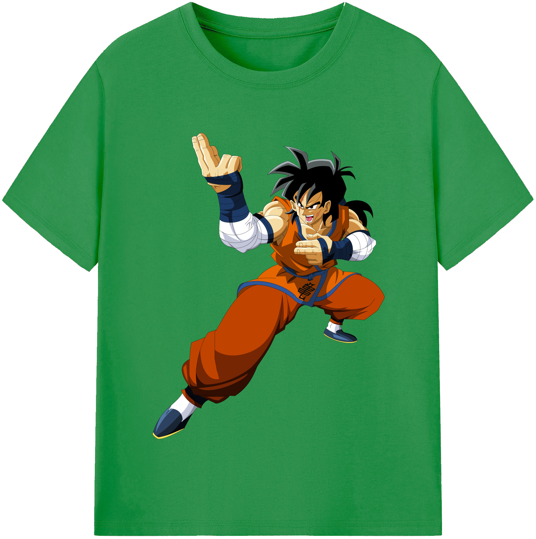 （画像用） ドラゴンボール ヤムチャ DRAGON BALL Yamcha レディースカジュアルプリントTシャツ（綿100％）