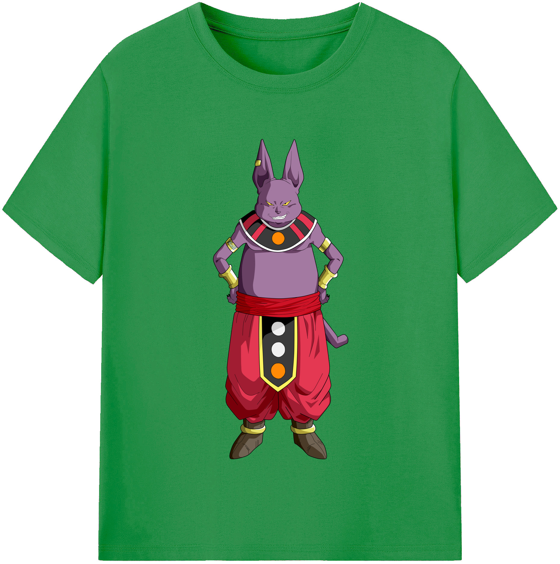 （画像用） ドラゴンボール シャンパ DRAGON BALL Champa レディースカジュアルプリントTシャツ（綿100％）