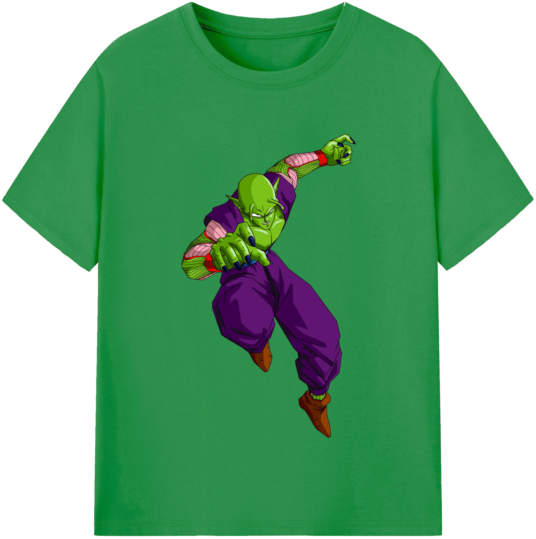 （画像用） ドラゴンボール ピッコロ DRAGON BALL Piccolo レディースカジュアルプリントTシャツ（綿100％）