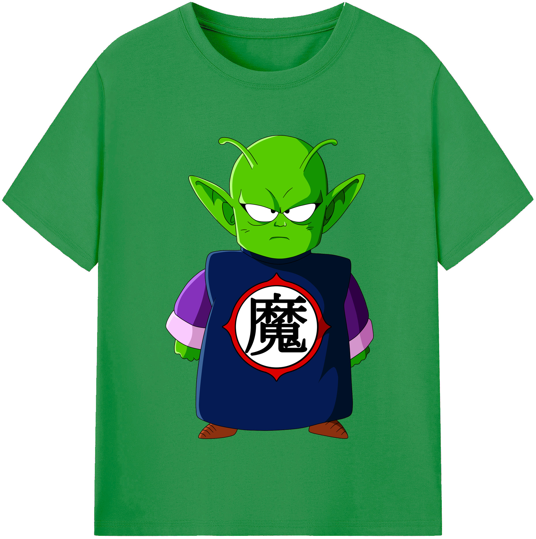 （画像用） ドラゴンボール ピッコロ DRAGON BALL Piccolo レディースカジュアルプリントTシャツ（綿100％）