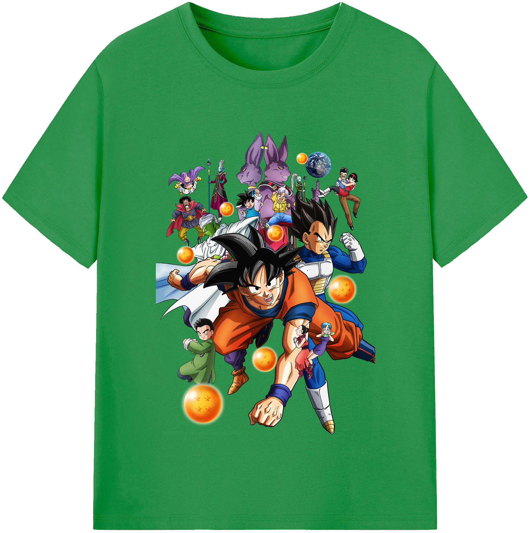 （画像用） ドラゴンボール DRAGON BALL レディースカジュアルプリントTシャツ（綿100％）