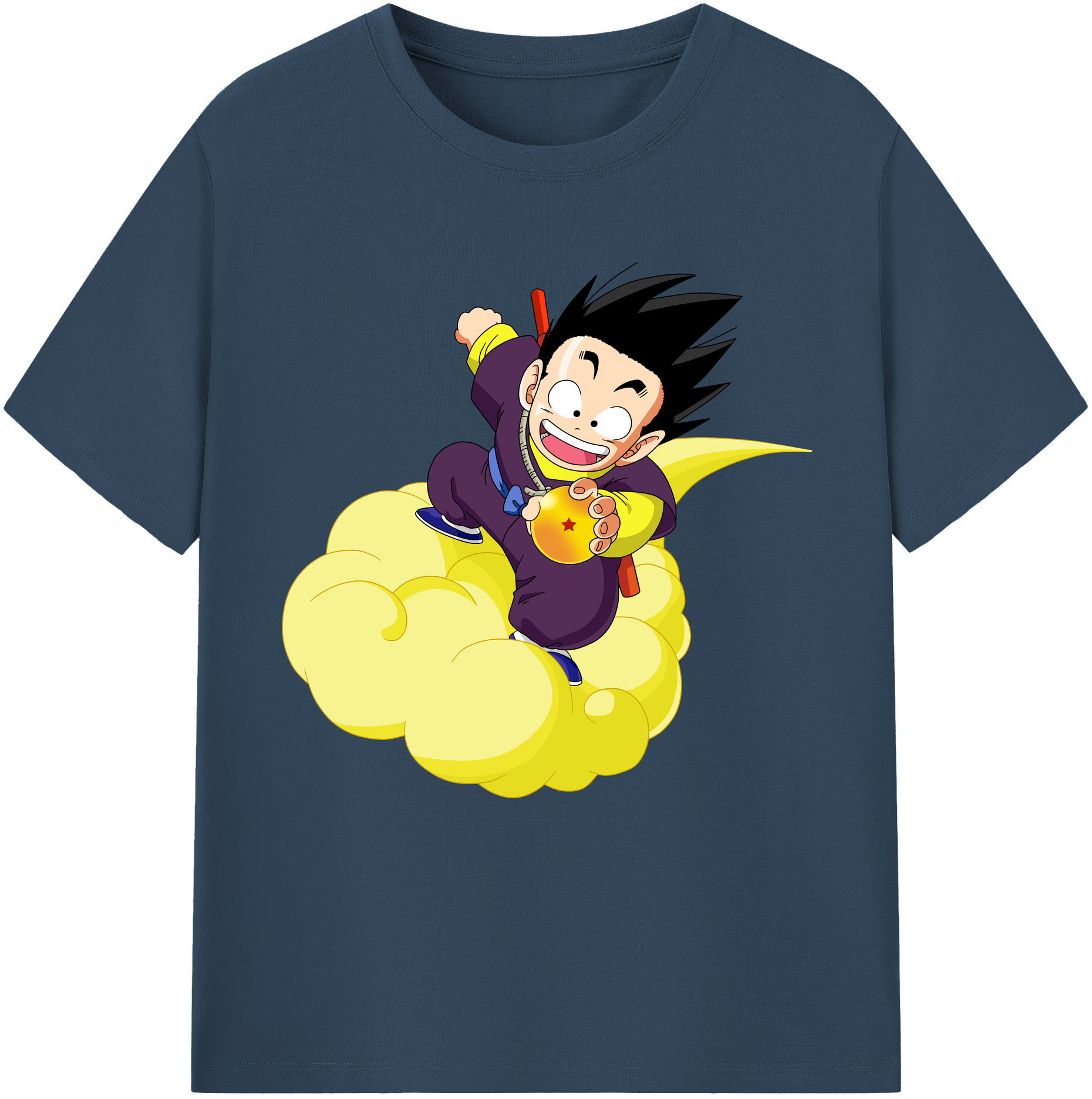 （画像用） ドラゴンボール 孫悟空（そん ごくう）Son Goku カカロット DRAGON BALL Kakarotto レディースカジュアルプリントTシャツ（綿100％）