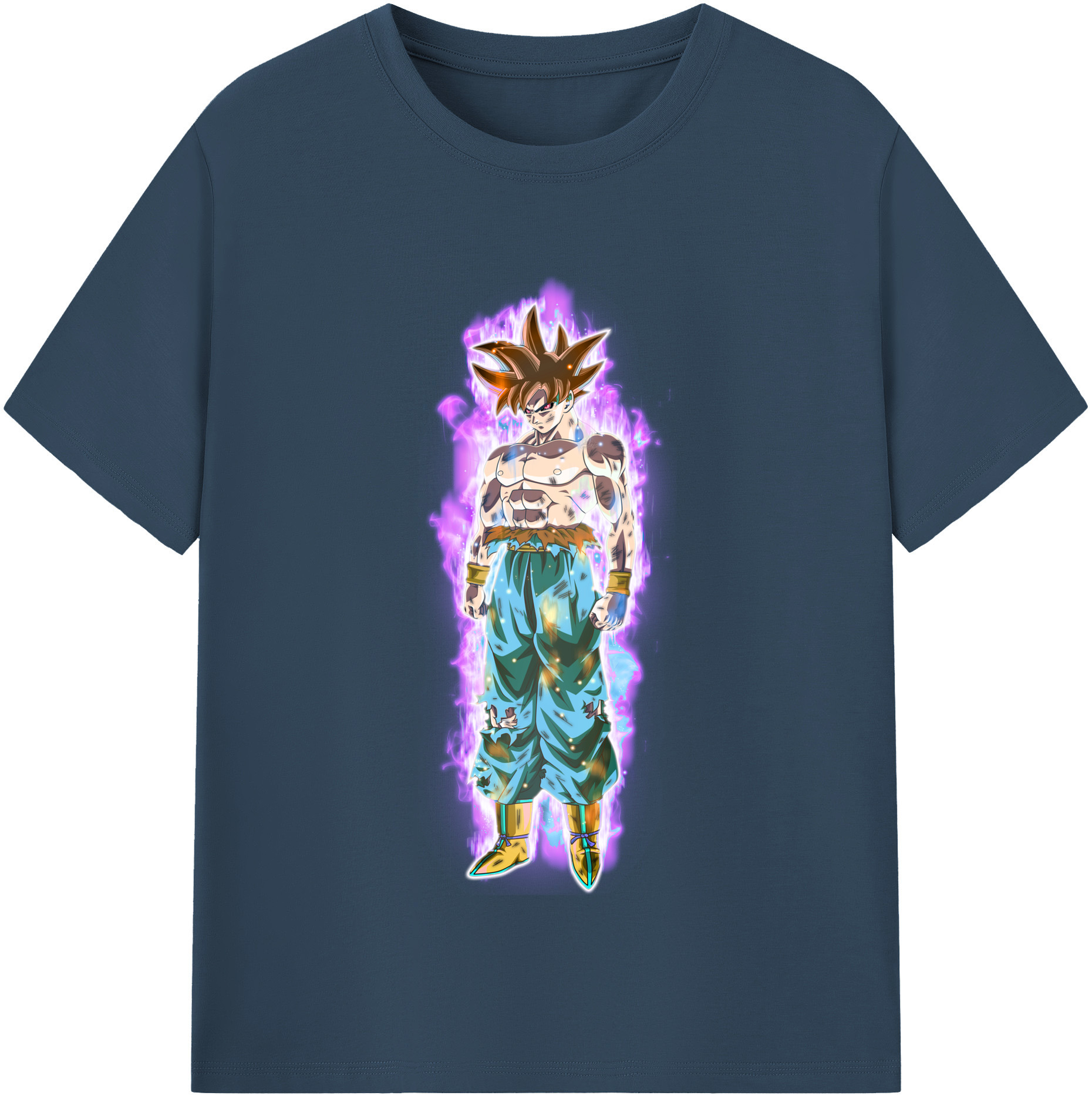 （画像用） ドラゴンボール 孫悟空（そん ごくう）Son Goku カカロット DRAGON BALL Kakarotto レディースカジュアルプリントTシャツ（綿100％）