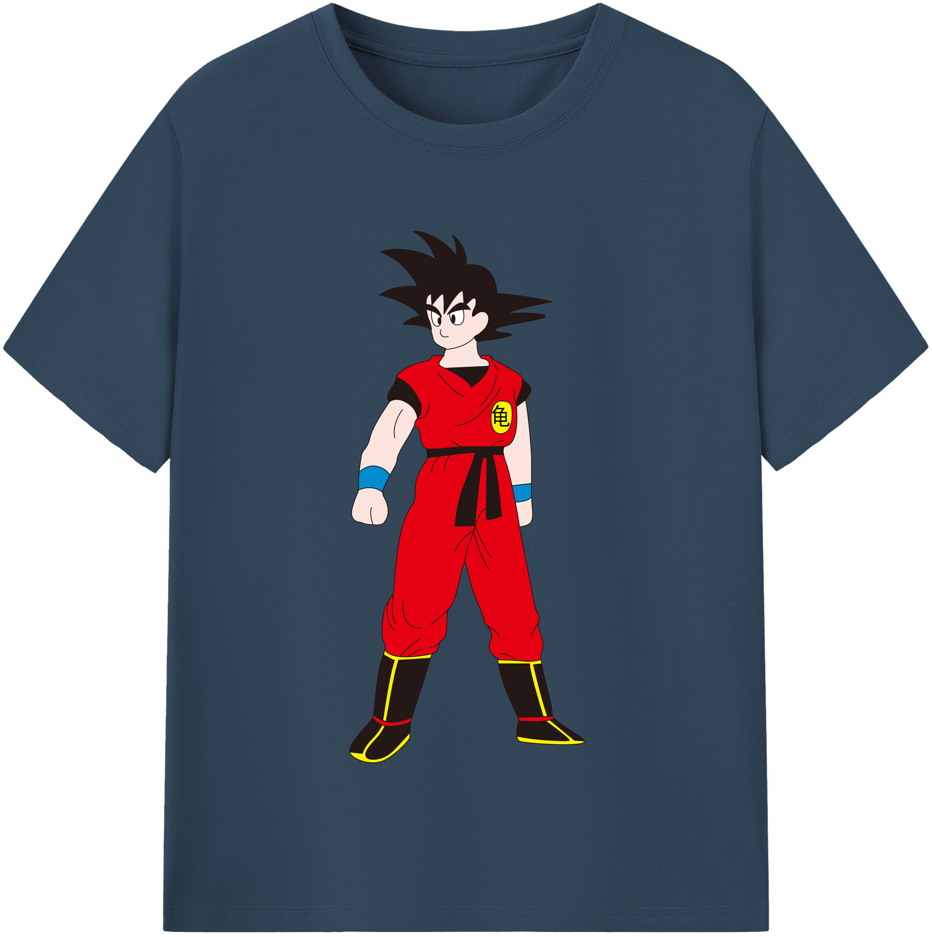（画像用） ドラゴンボール 孫悟空（そん ごくう）Son Goku カカロット DRAGON BALL Kakarotto レディースカジュアルプリントTシャツ（綿100％）