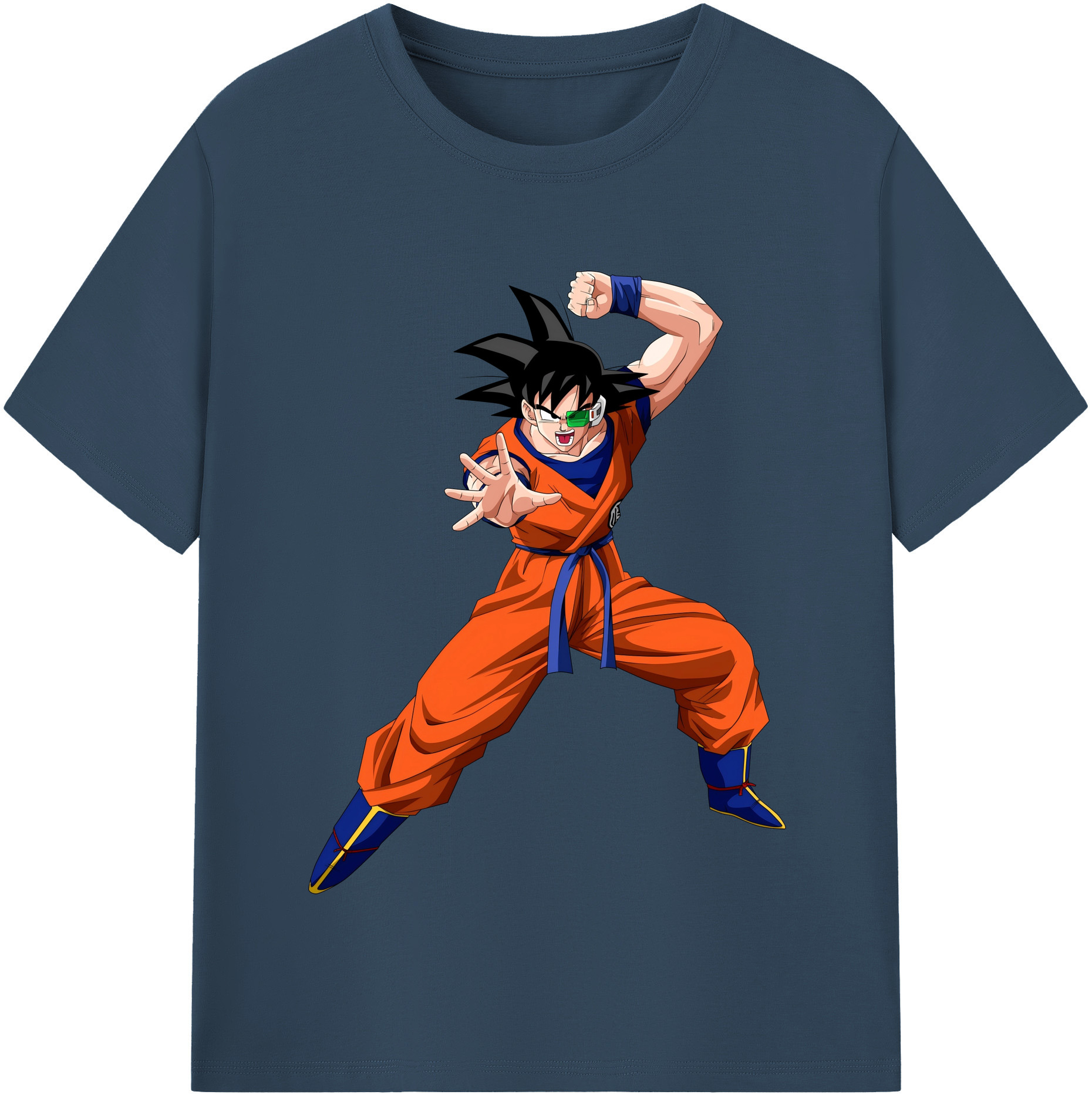 （画像用） ドラゴンボール 孫悟空（そん ごくう）Son Goku カカロット DRAGON BALL Kakarotto レディースカジュアルプリントTシャツ（綿100％）