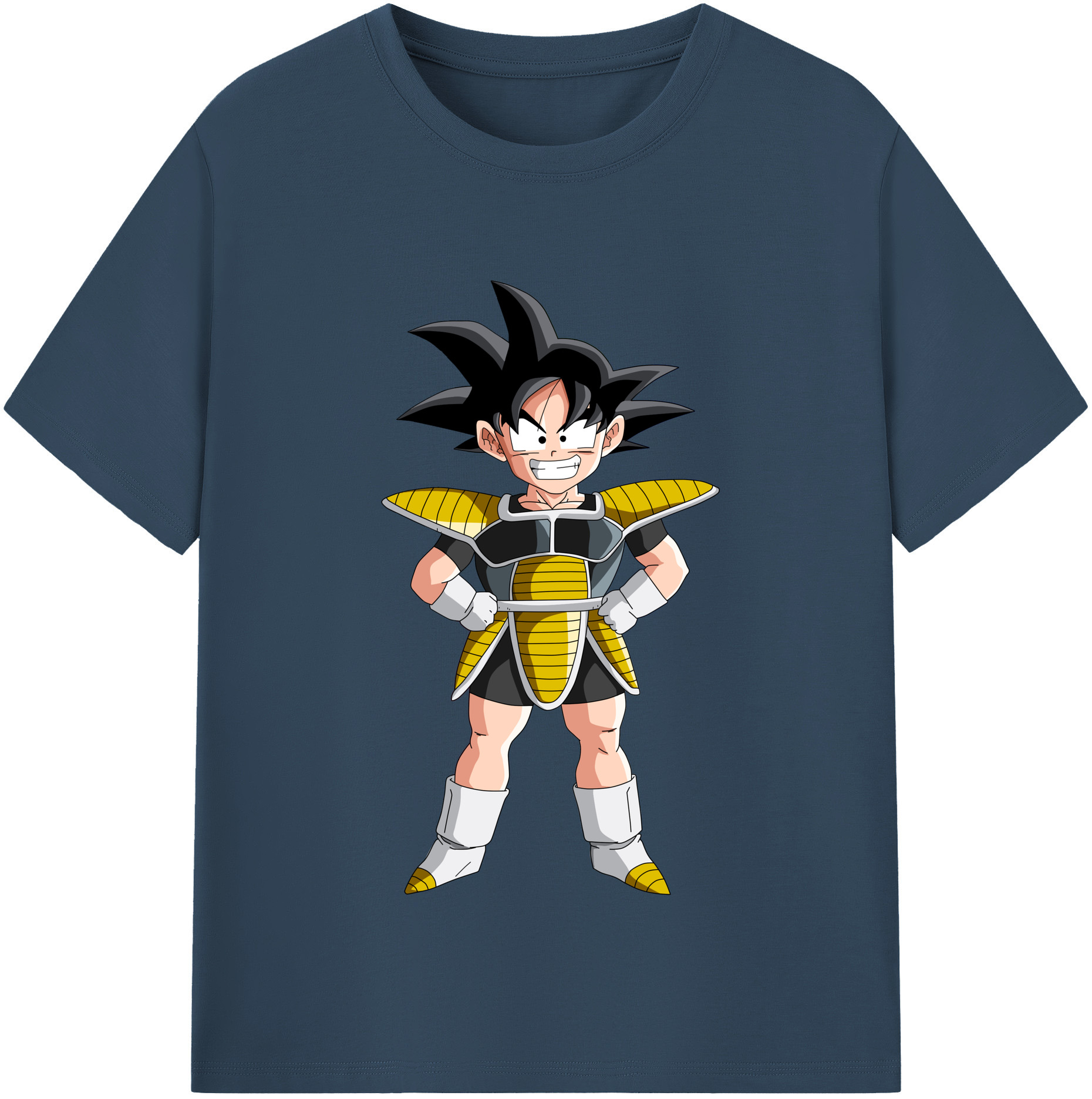 （画像用） ドラゴンボール 孫悟空（そん ごくう）Son Goku カカロット DRAGON BALL Kakarotto レディースカジュアルプリントTシャツ（綿100％）