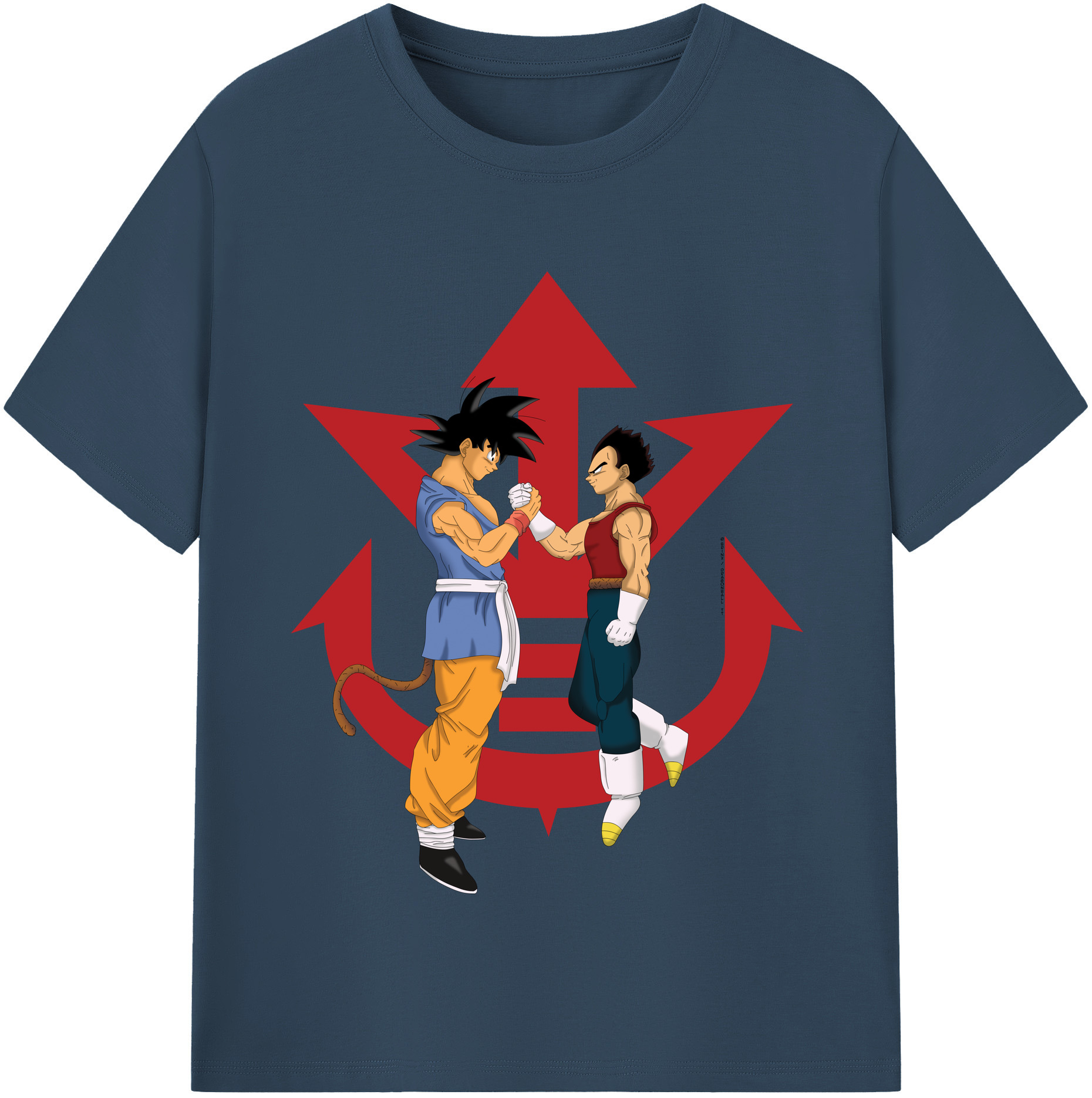 （画像用） ドラゴンボール 孫悟空（そん ごくう）Son Goku カカロット DRAGON BALL Kakarotto レディースカジュアルプリントTシャツ（綿100％）