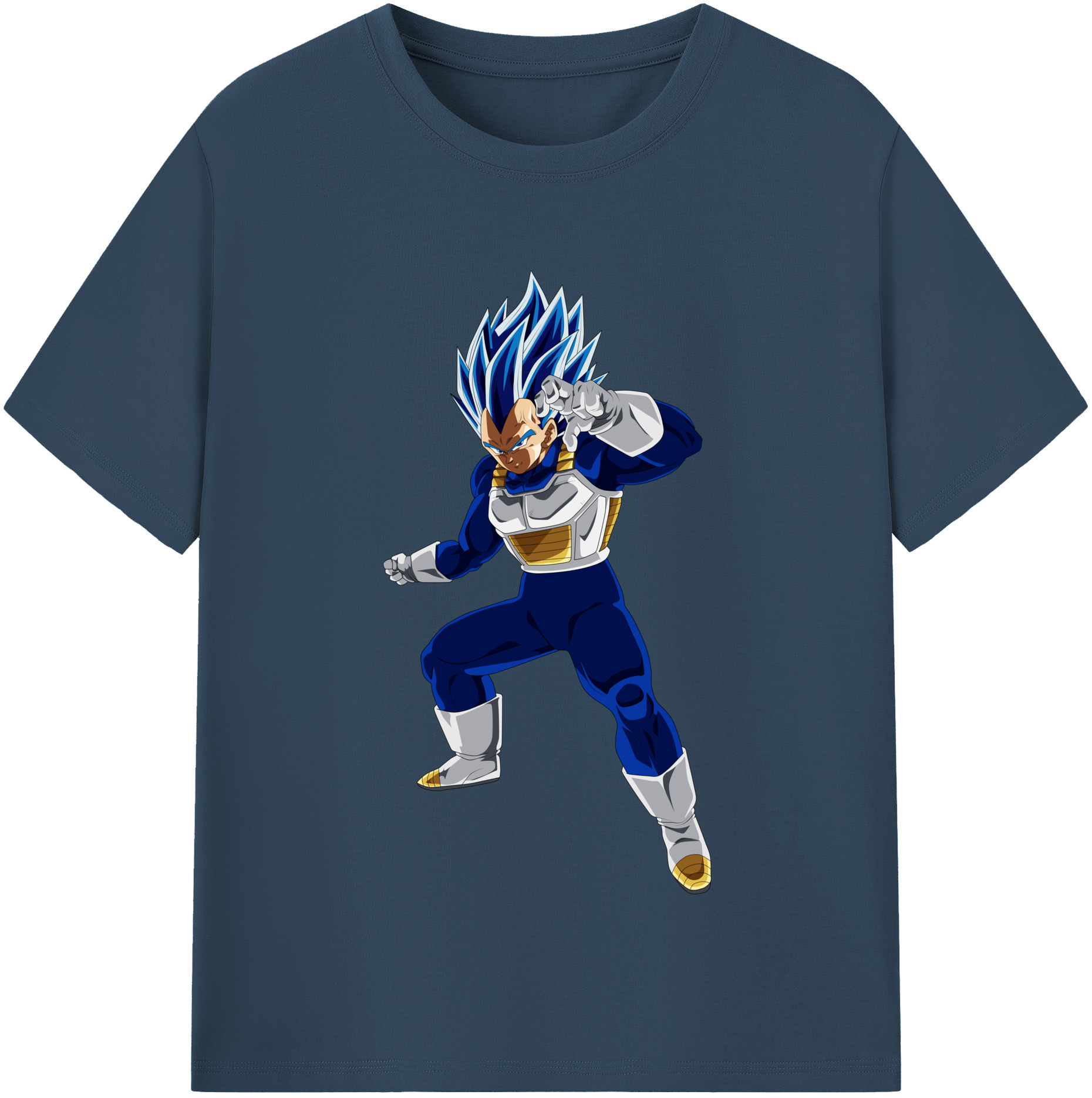 （画像用） ドラゴンボール ベジータ四世（Bejīta Yonsei）DRAGON BALL Vegeta IV レディースカジュアルプリントTシャツ（綿100％）