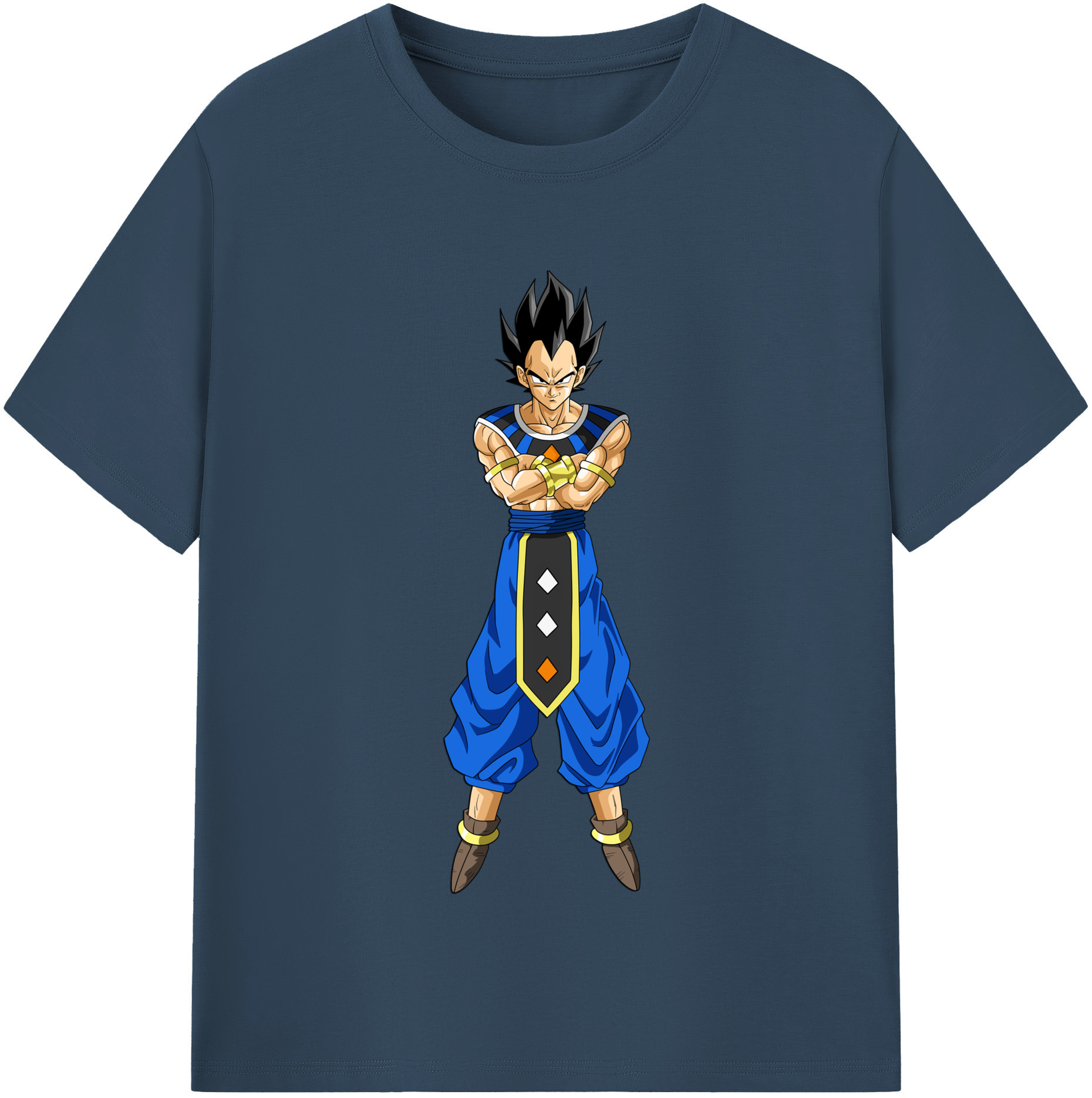 （画像用） ドラゴンボール ベジータ四世（Bejīta Yonsei）DRAGON BALL Vegeta IV レディースカジュアルプリントTシャツ（綿100％）