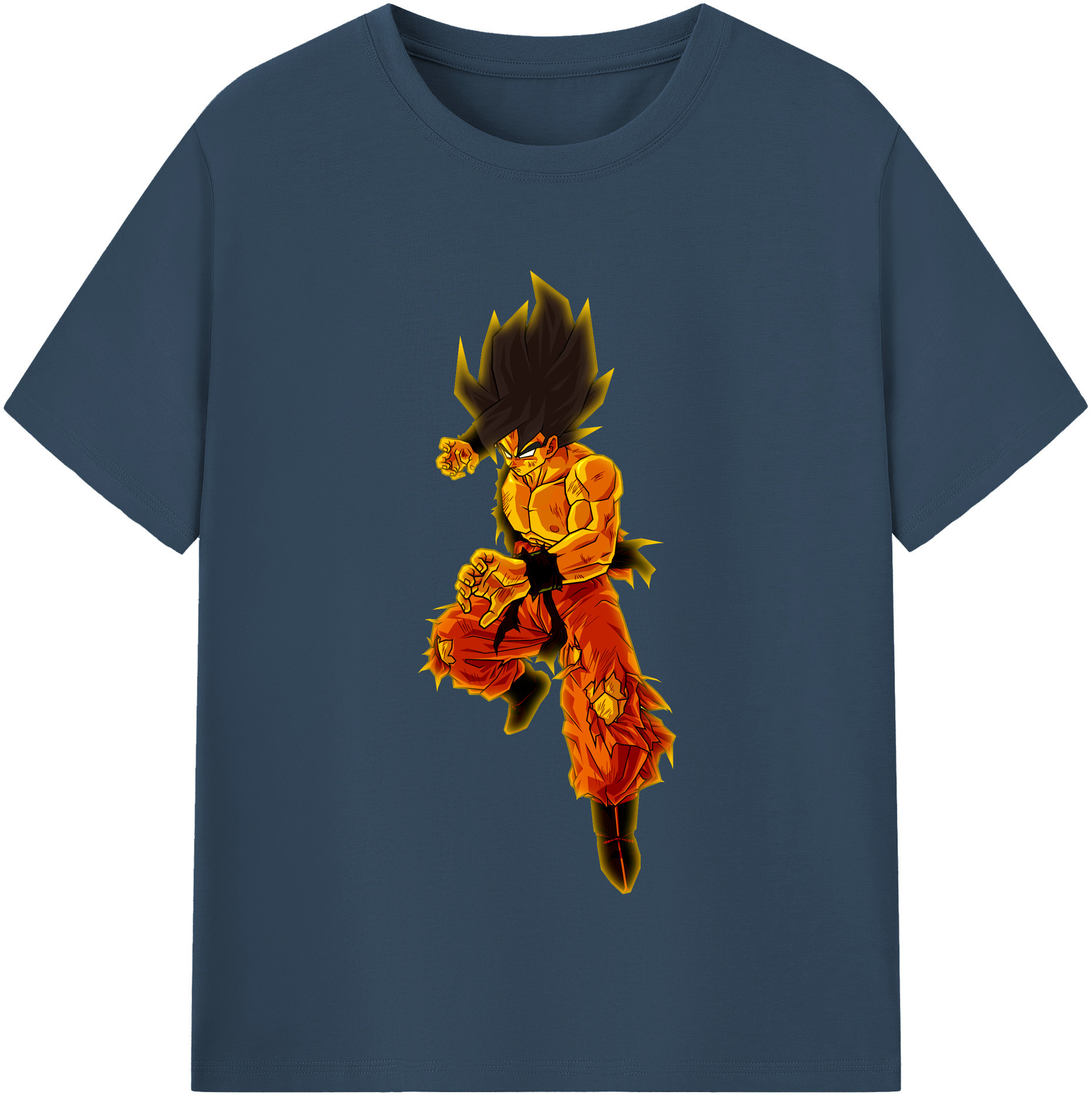 （画像用） ドラゴンボール 孫 悟飯（そんごはん）DRAGON BALL Son Gohan レディースカジュアルプリントTシャツ（綿100％）
