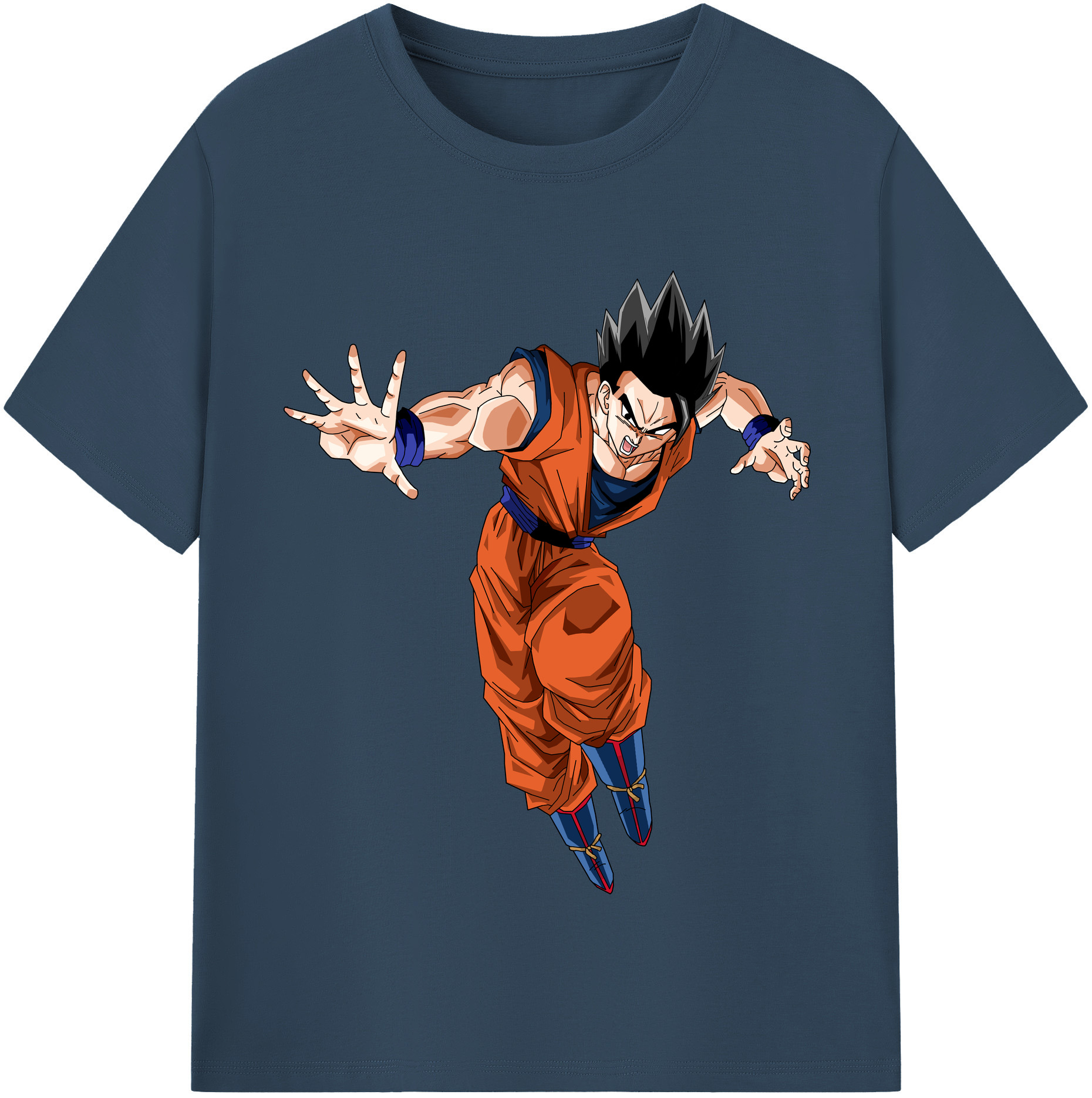 （画像用） ドラゴンボール 孫 悟飯（そんごはん）DRAGON BALL Son Gohan レディースカジュアルプリントTシャツ（綿100％）