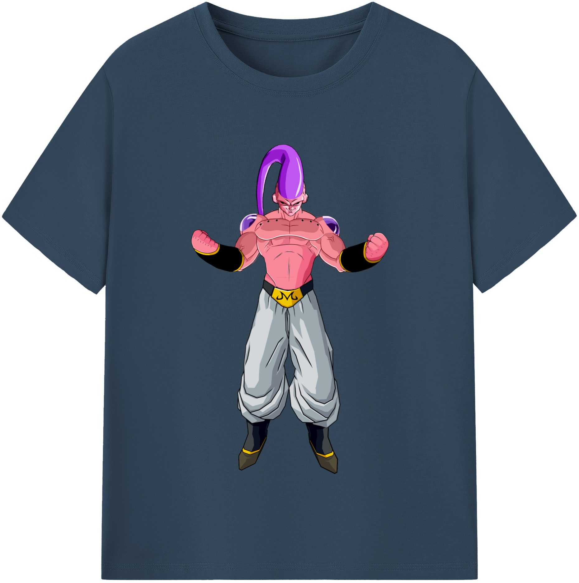 （画像用） ドラゴンボール 魔人ブウ DRAGON BALL Majin Buu レディースカジュアルプリントTシャツ（綿100％）
